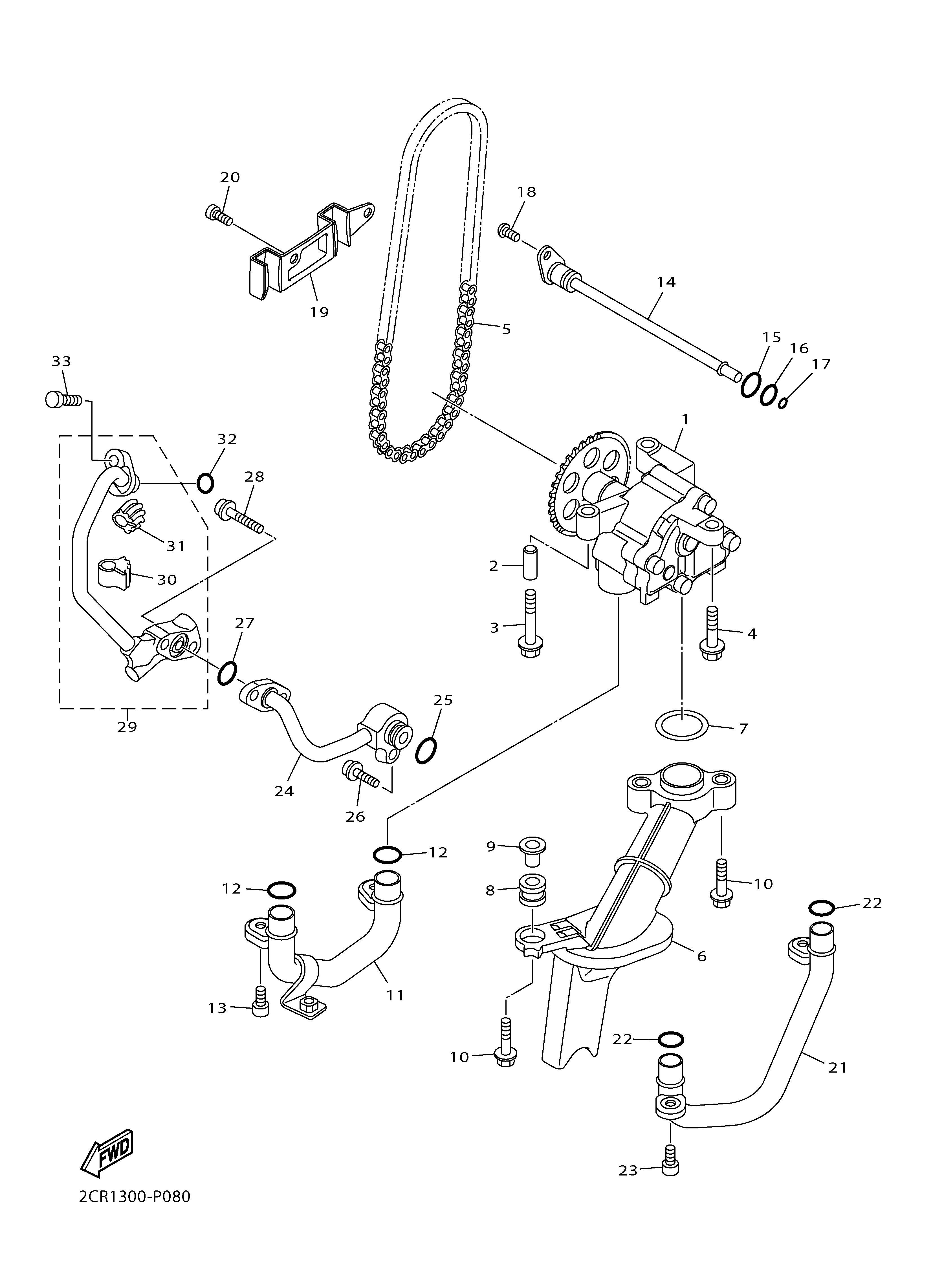 OIL PUMP Despieces