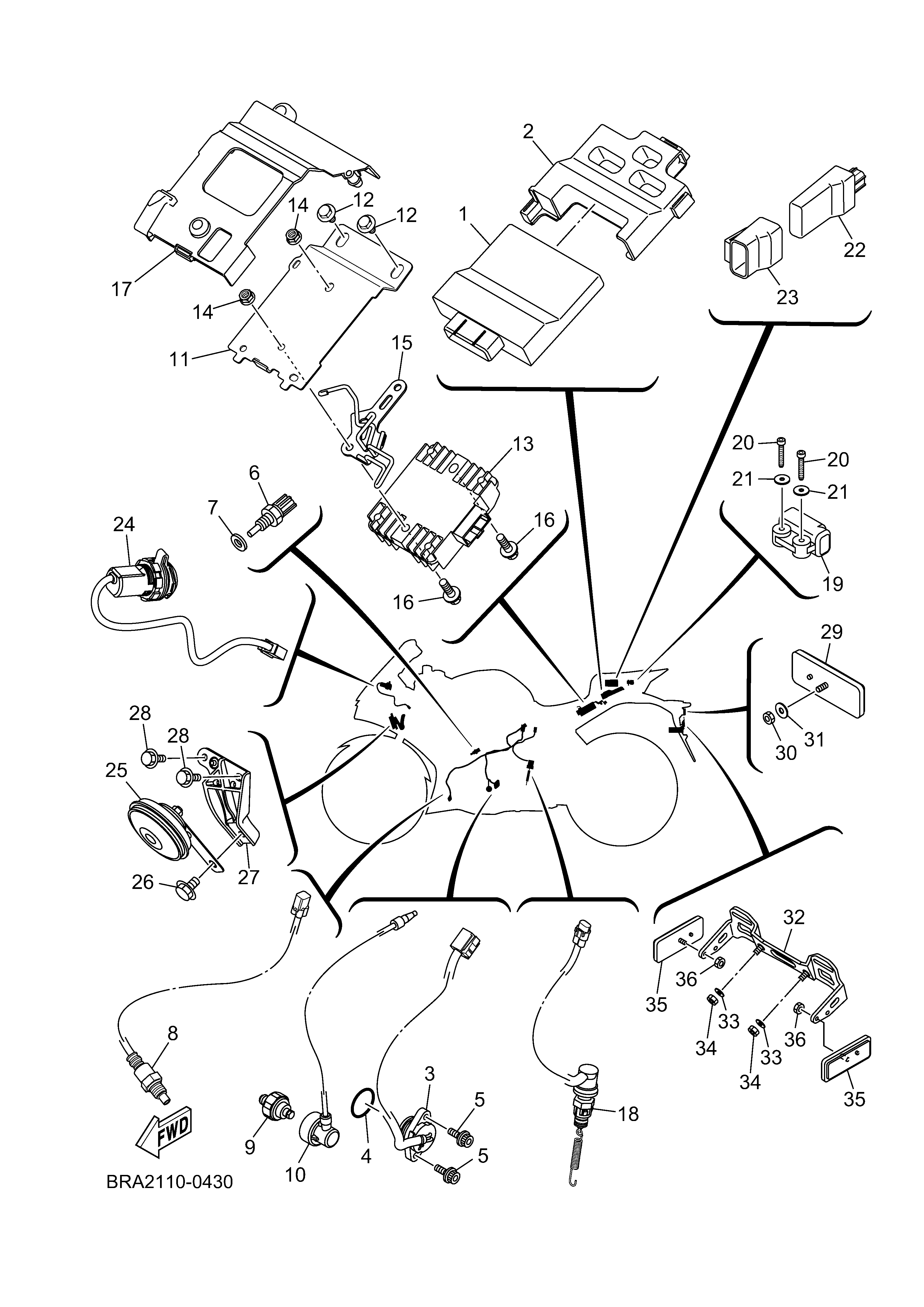 ELECTRICAL 2 Diagram terurai