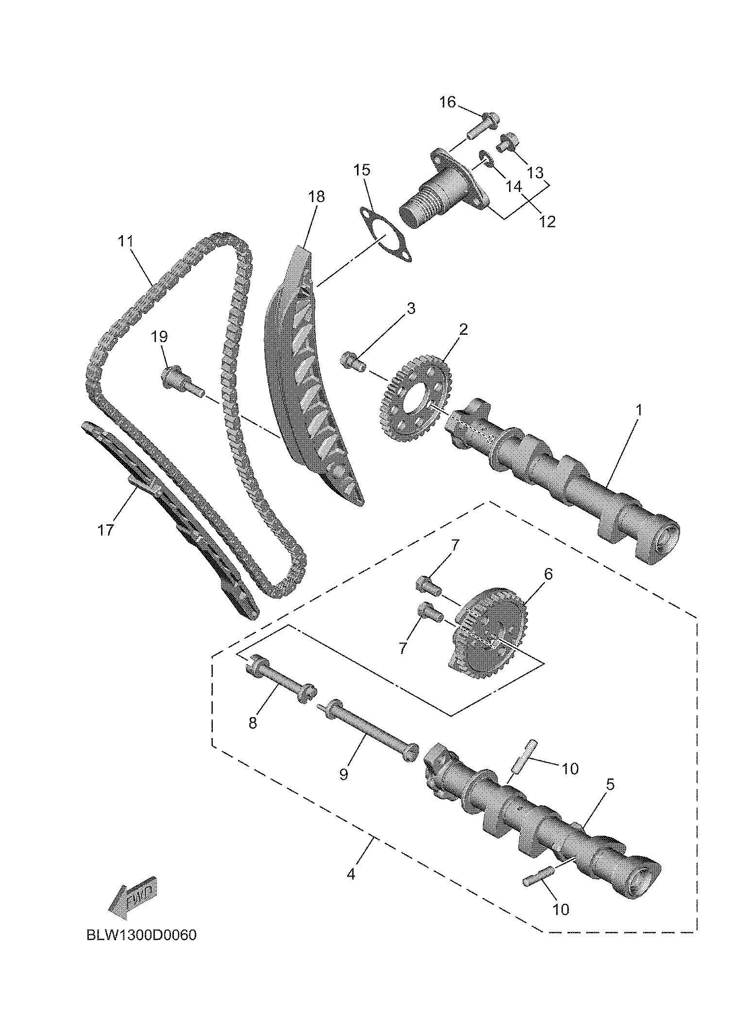 CAMSHAFT & CHAIN Despieces