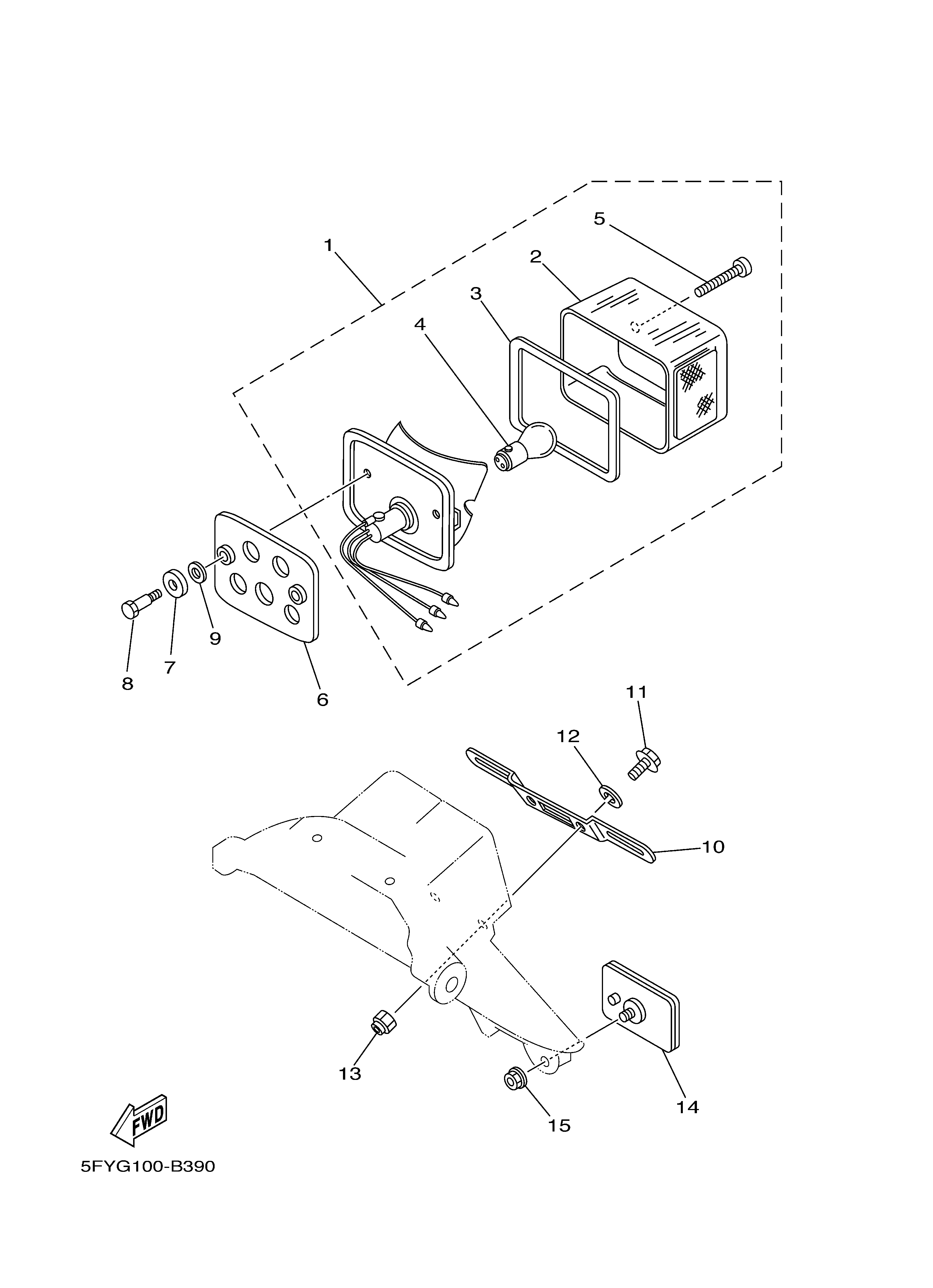 TAILLIGHT Exploded diagrams