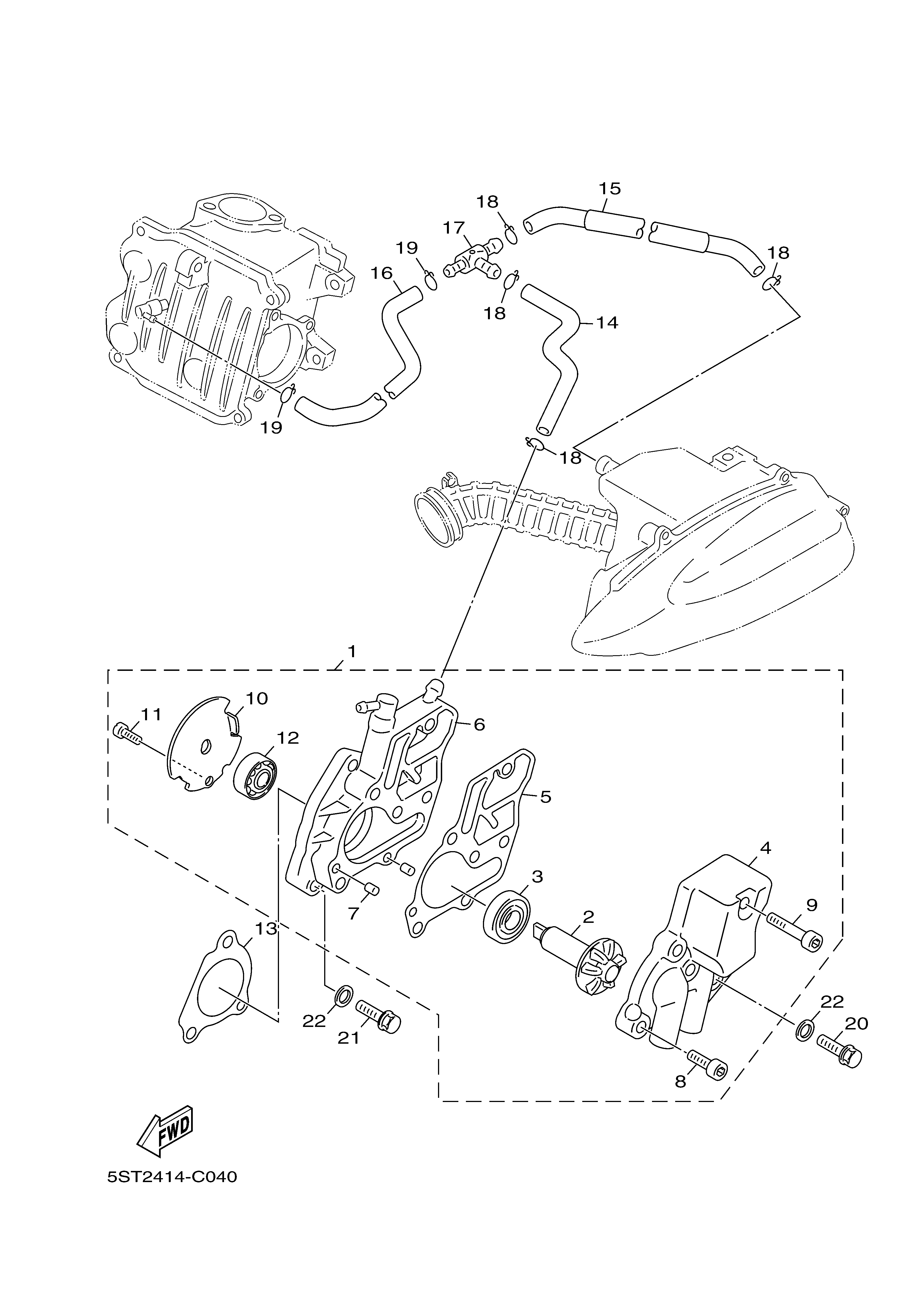 WATER PUMP Despieces