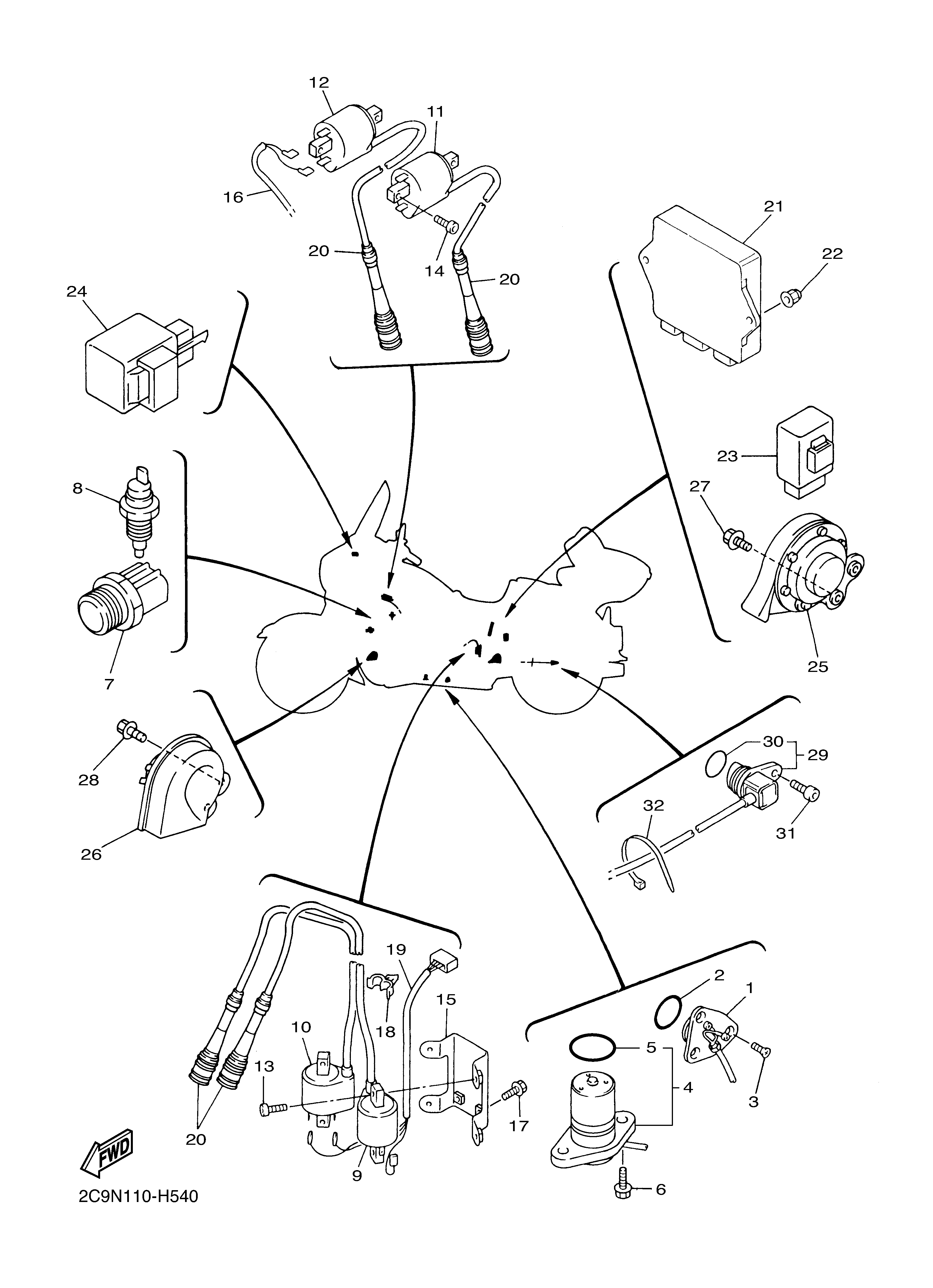 ELECTRICAL 2 Sơ đồ tách chi tiết