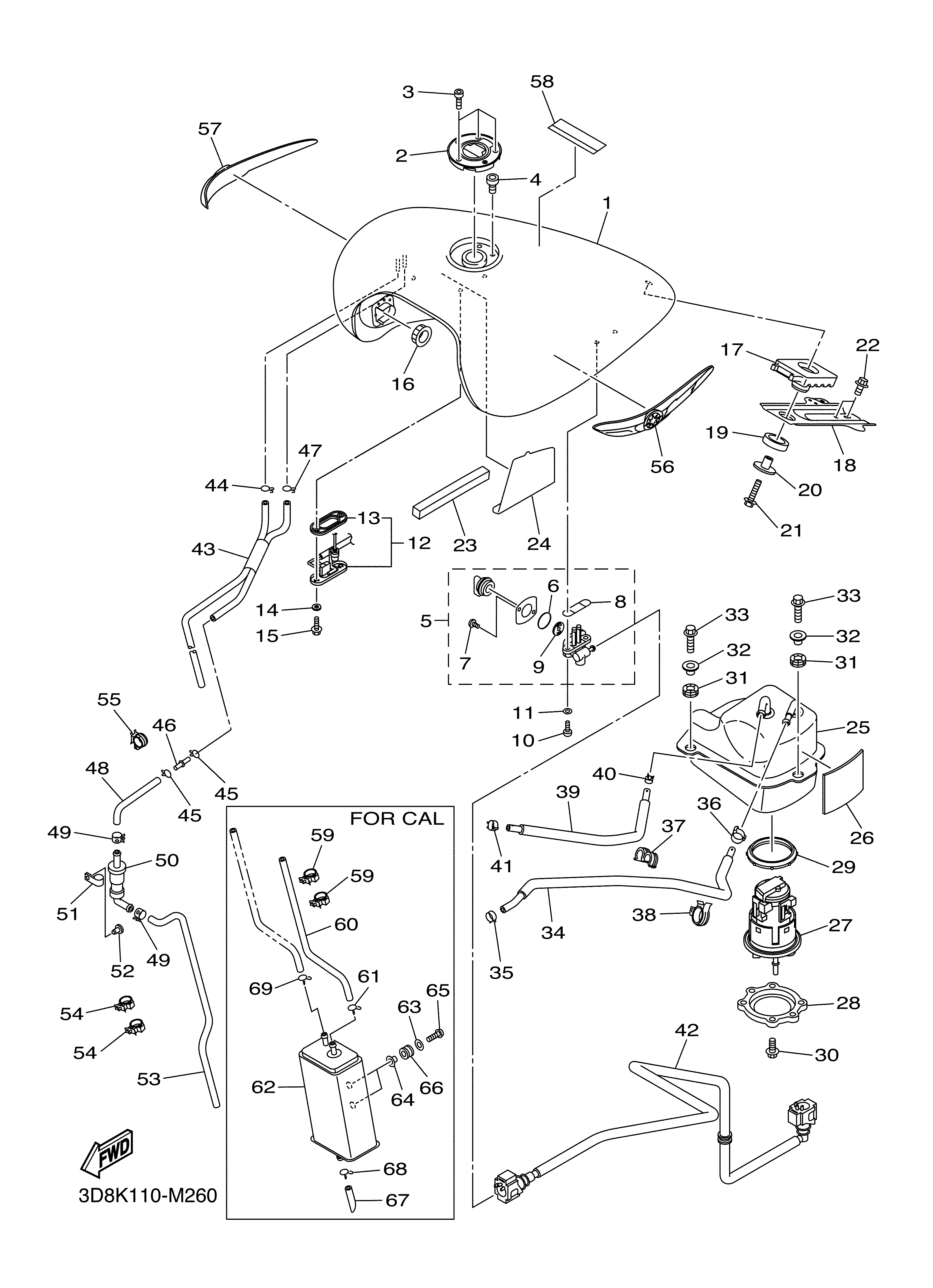 FUEL TANK Despieces
