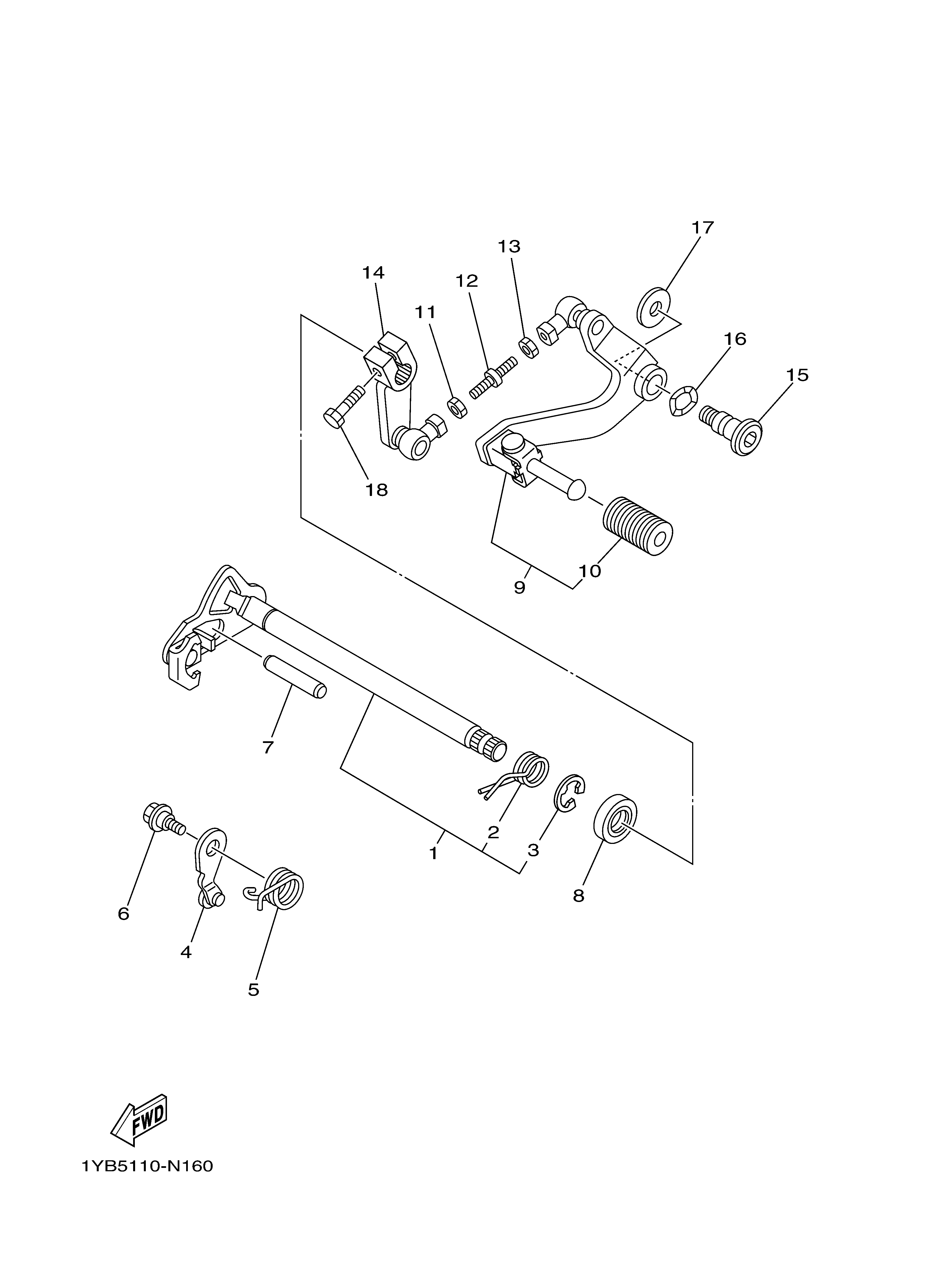 SHIFT SHAFT Despieces