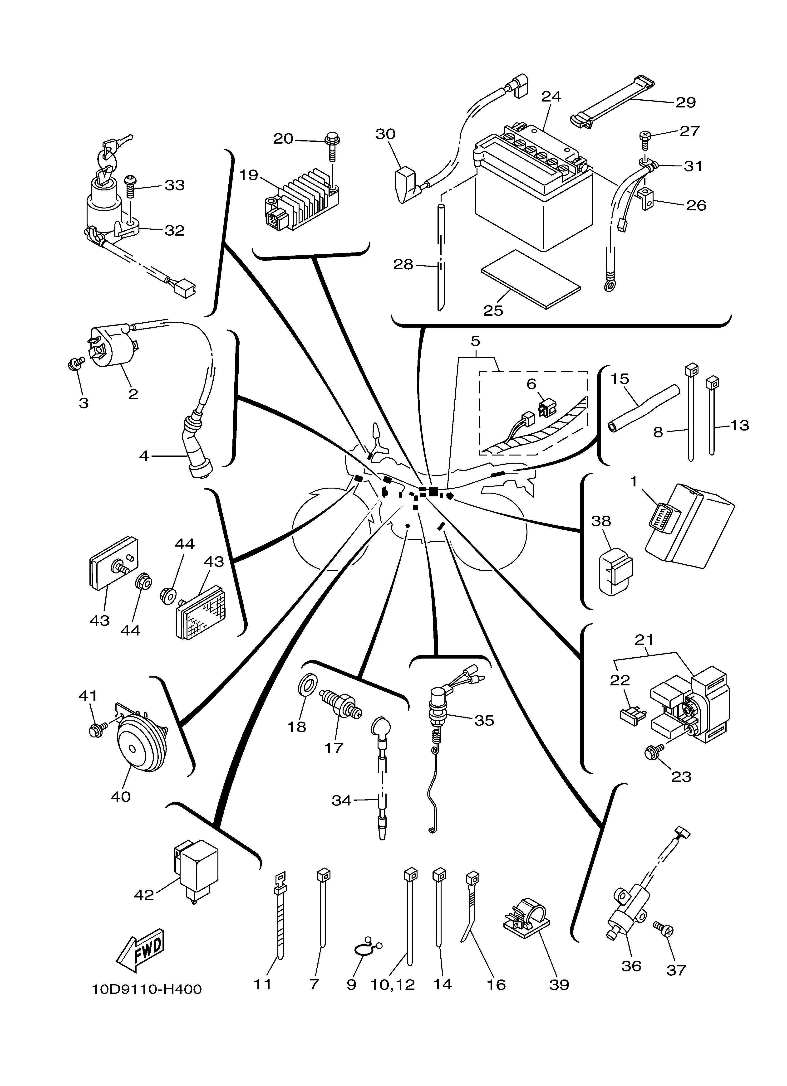 ELECTRICAL 1 爆炸图