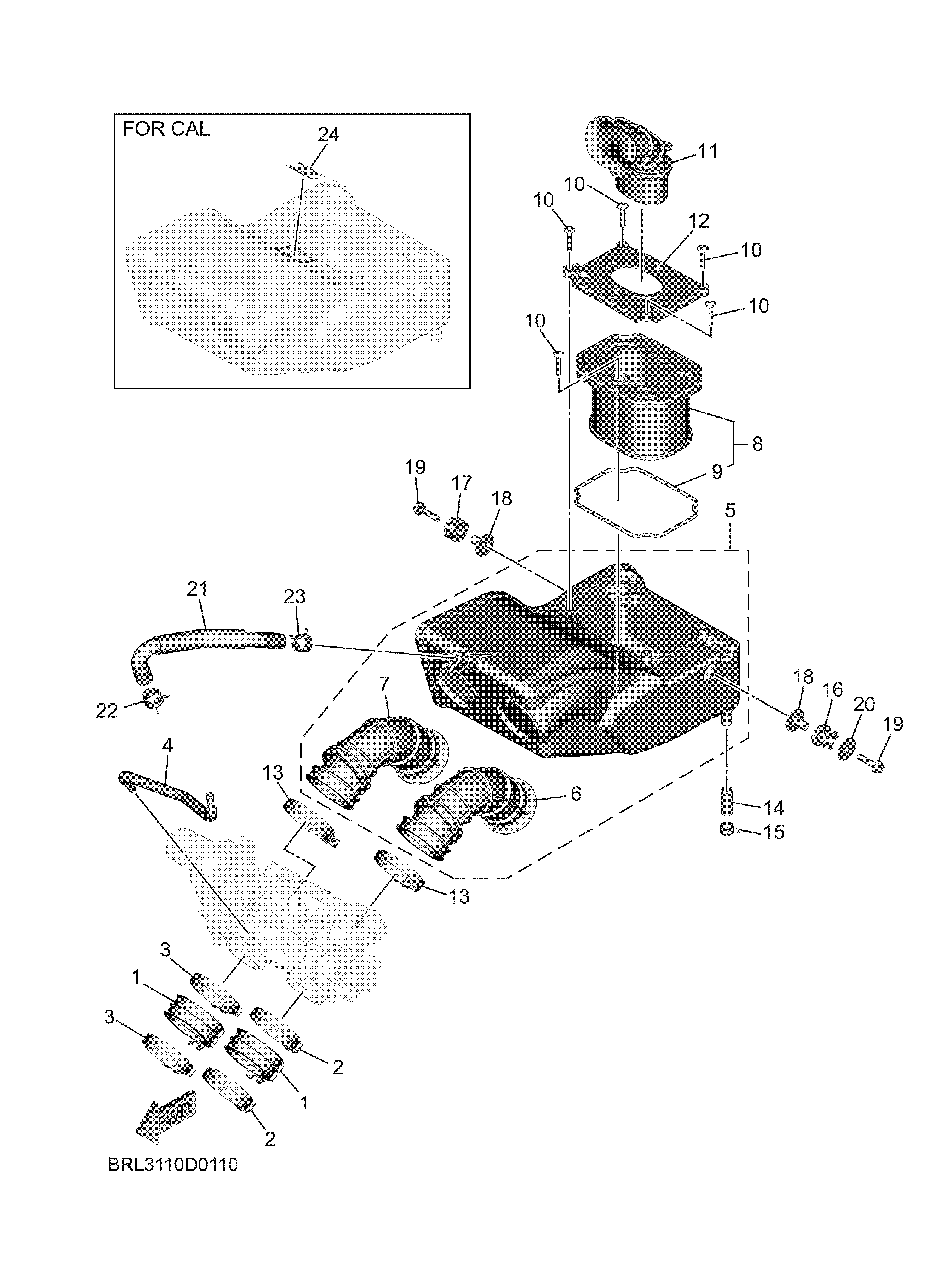 INTAKE Sơ đồ tách chi tiết