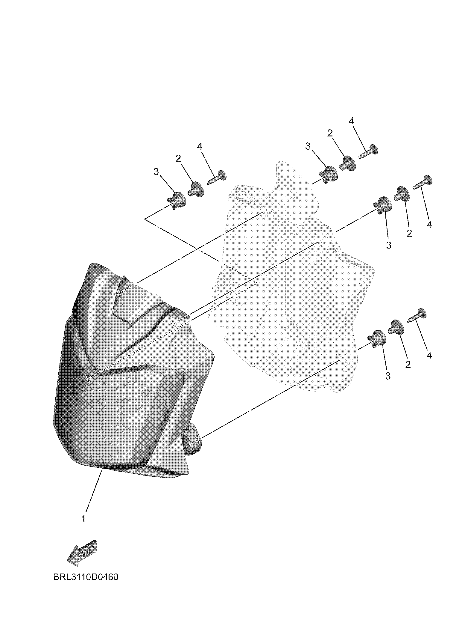 HEADLIGHT Diagram terurai