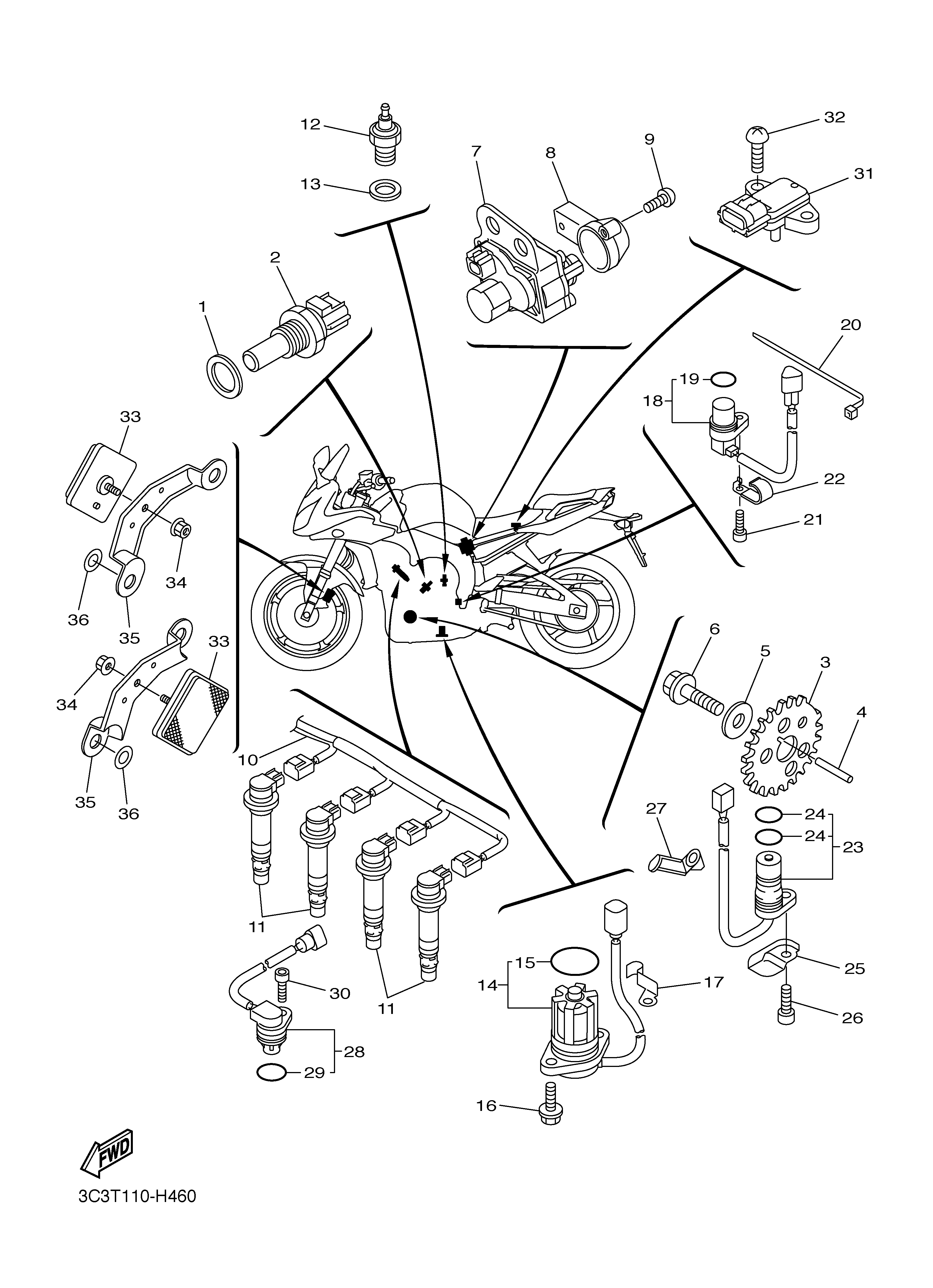 ELECTRICAL 1 Sơ đồ tách chi tiết