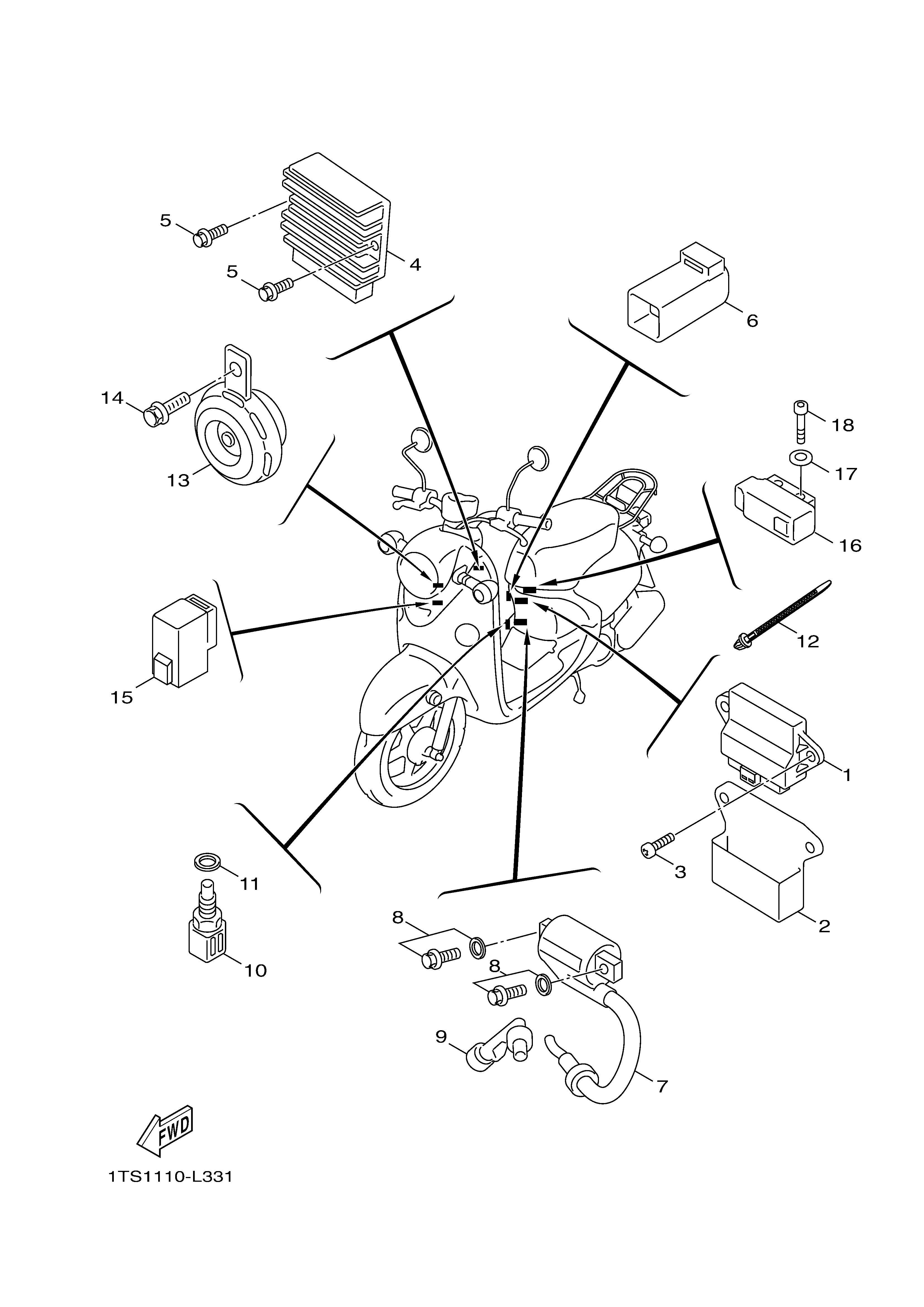 ELECTRICAL 1 Diagram terurai