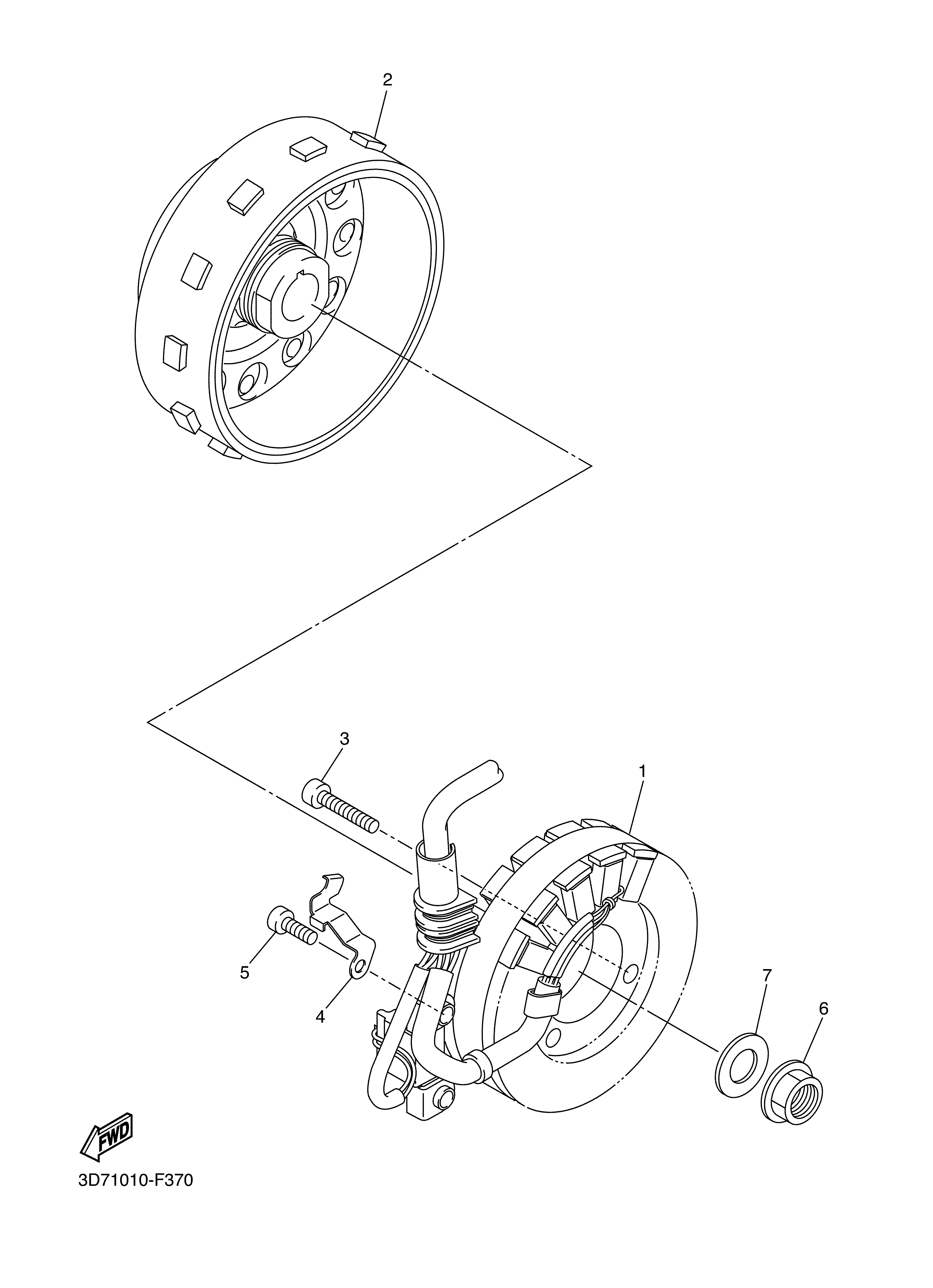 GENERATOR Exploded diagrams