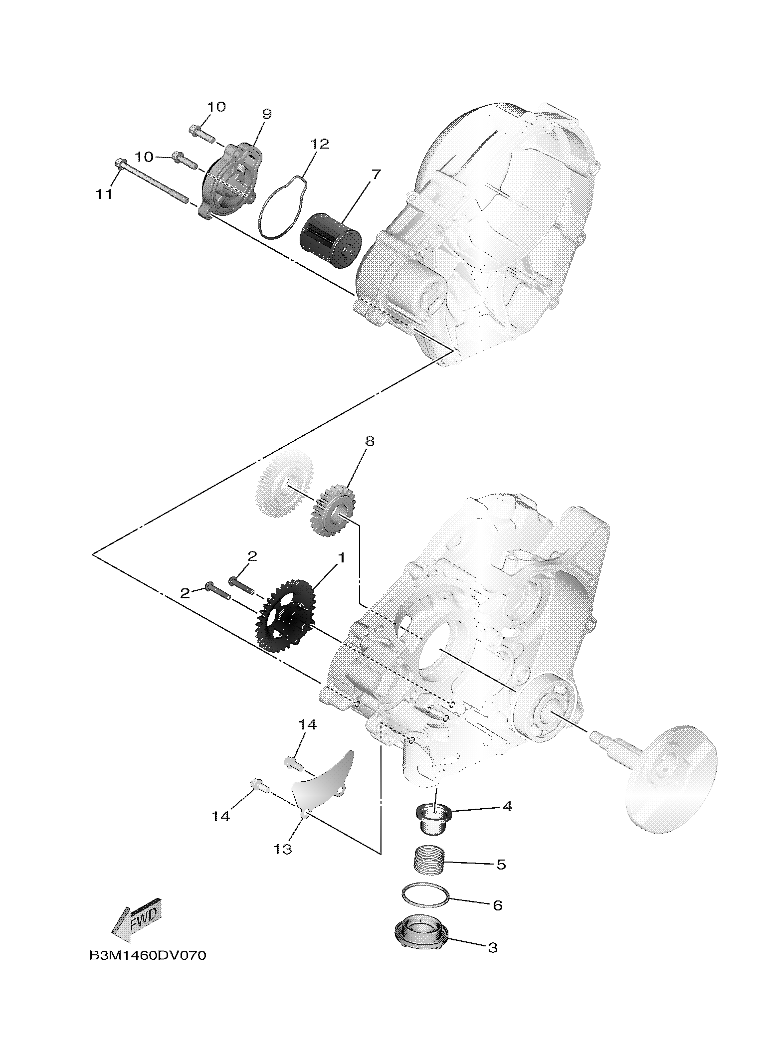 OIL PUMP Exploded diagrams