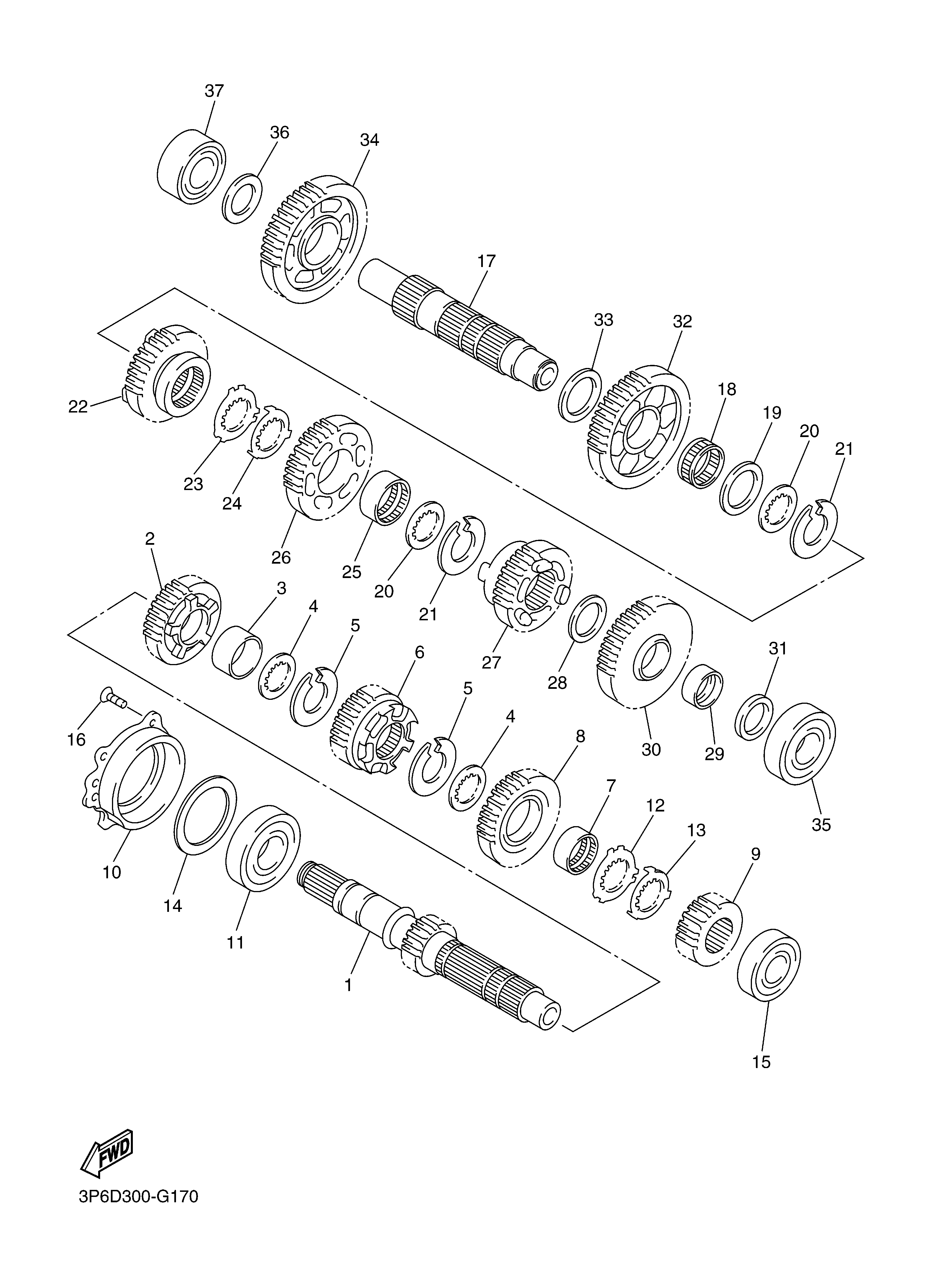 TRANSMISSION Diagram terurai