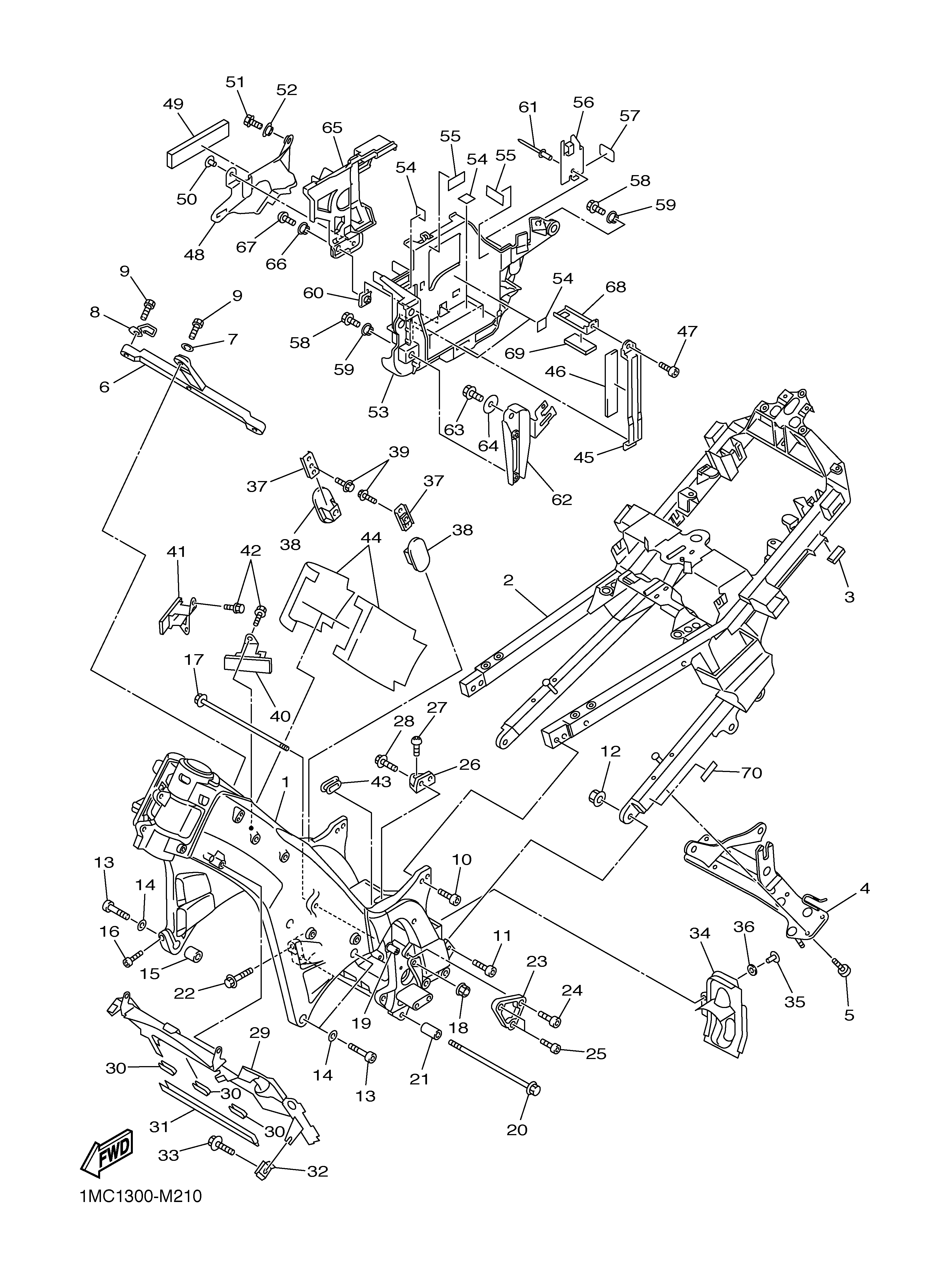 FRAME Exploded diagrams