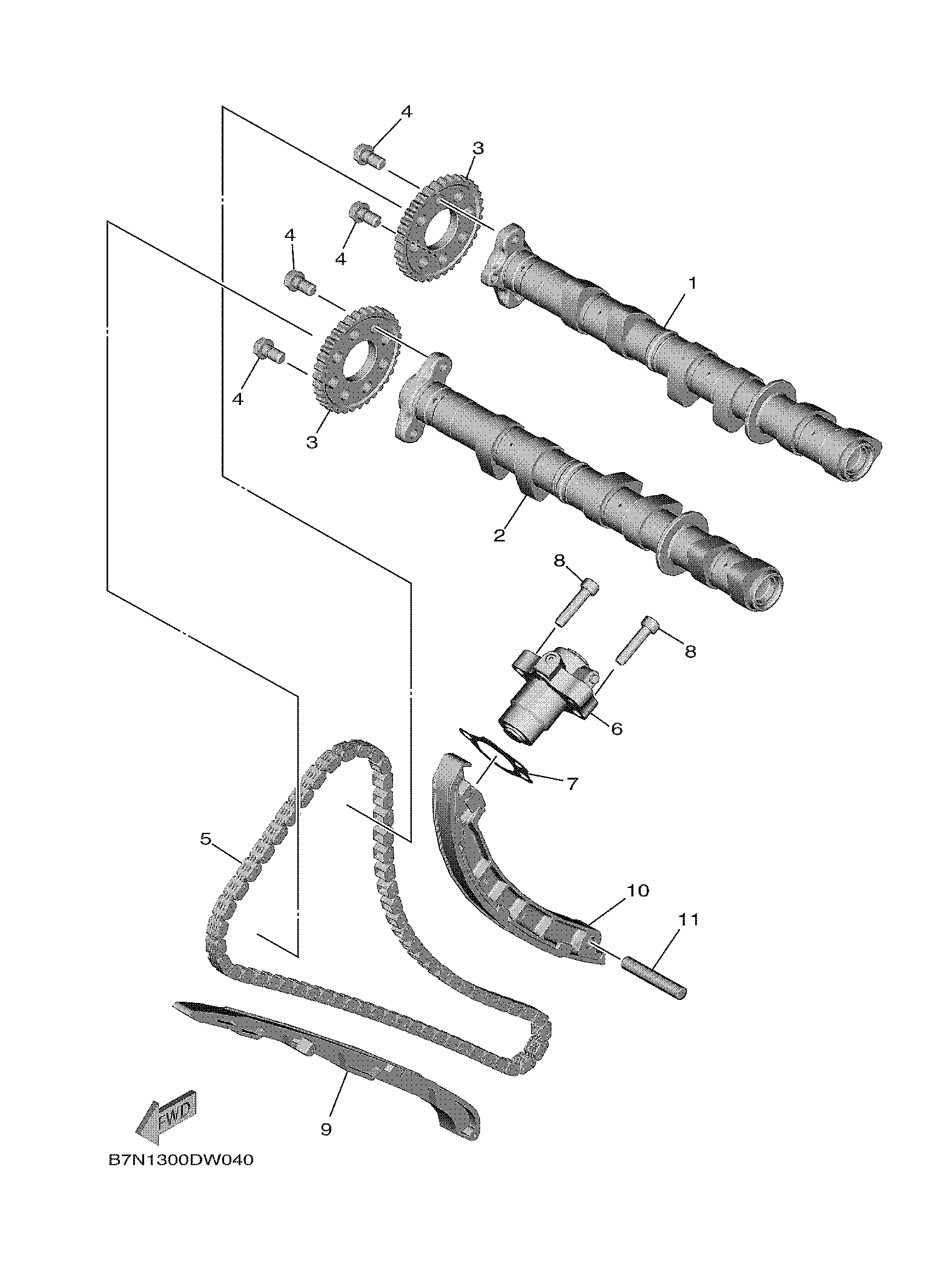 CAMSHAFT & CHAIN Despieces