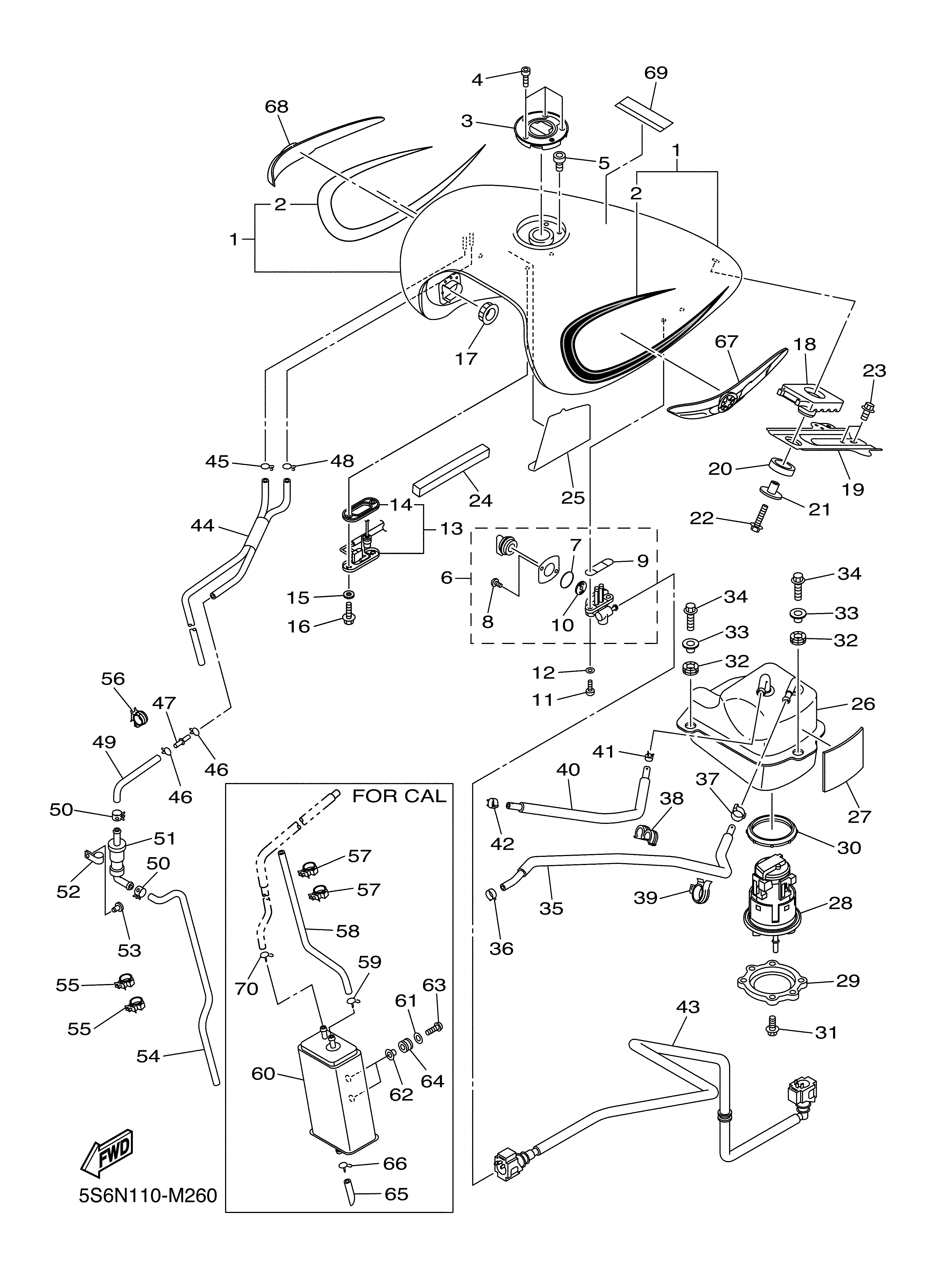 FUEL TANK Despieces