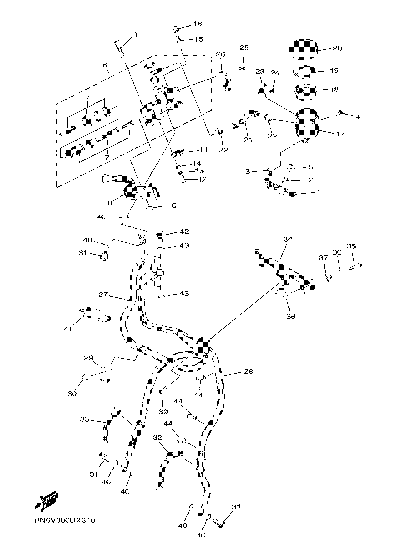 FRONT MASTER CYLINDER Despieces
