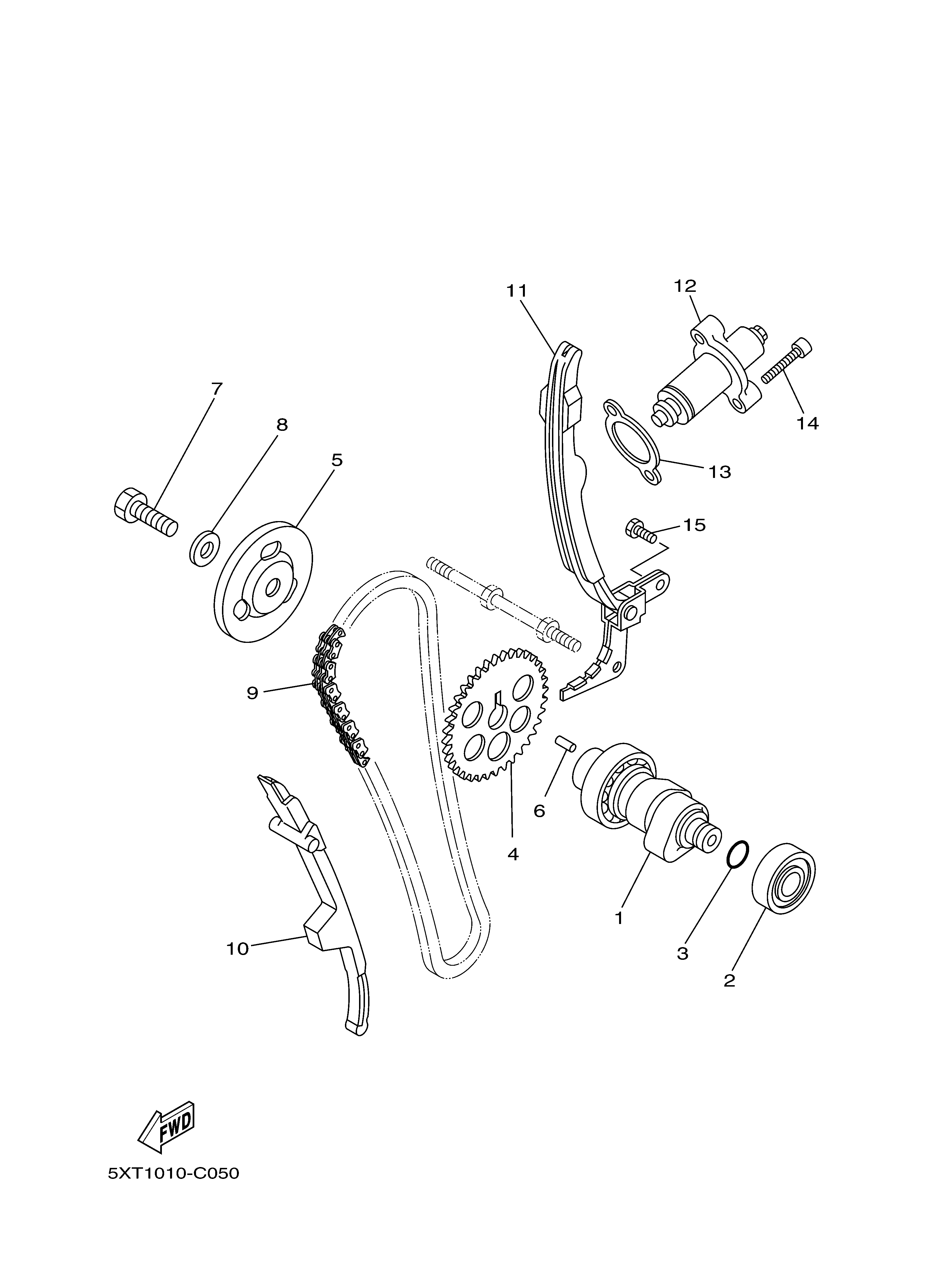 CAMSHAFT CHAIN Vistas explodidas