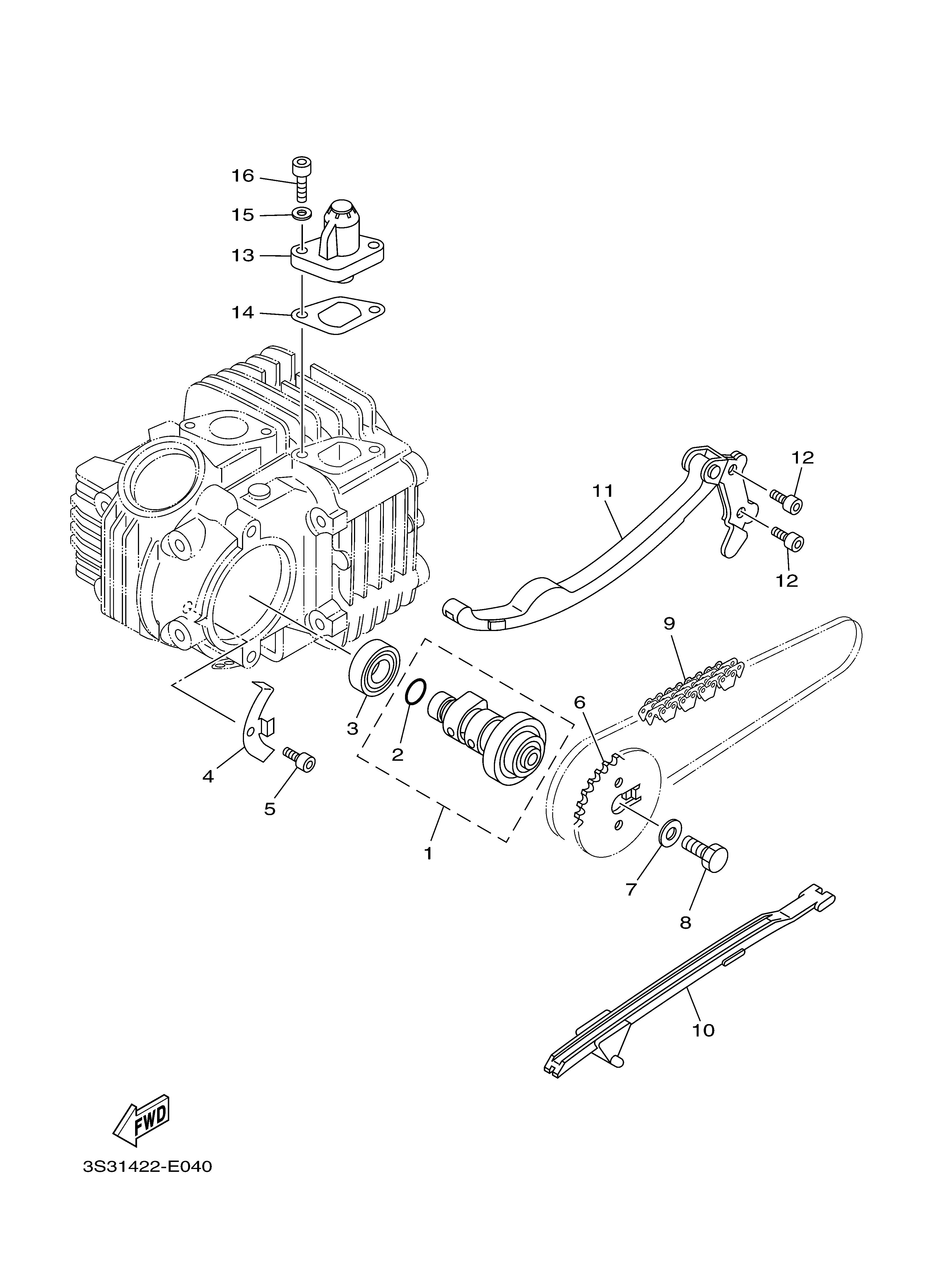 CAMSHAFT & CHAIN Despieces