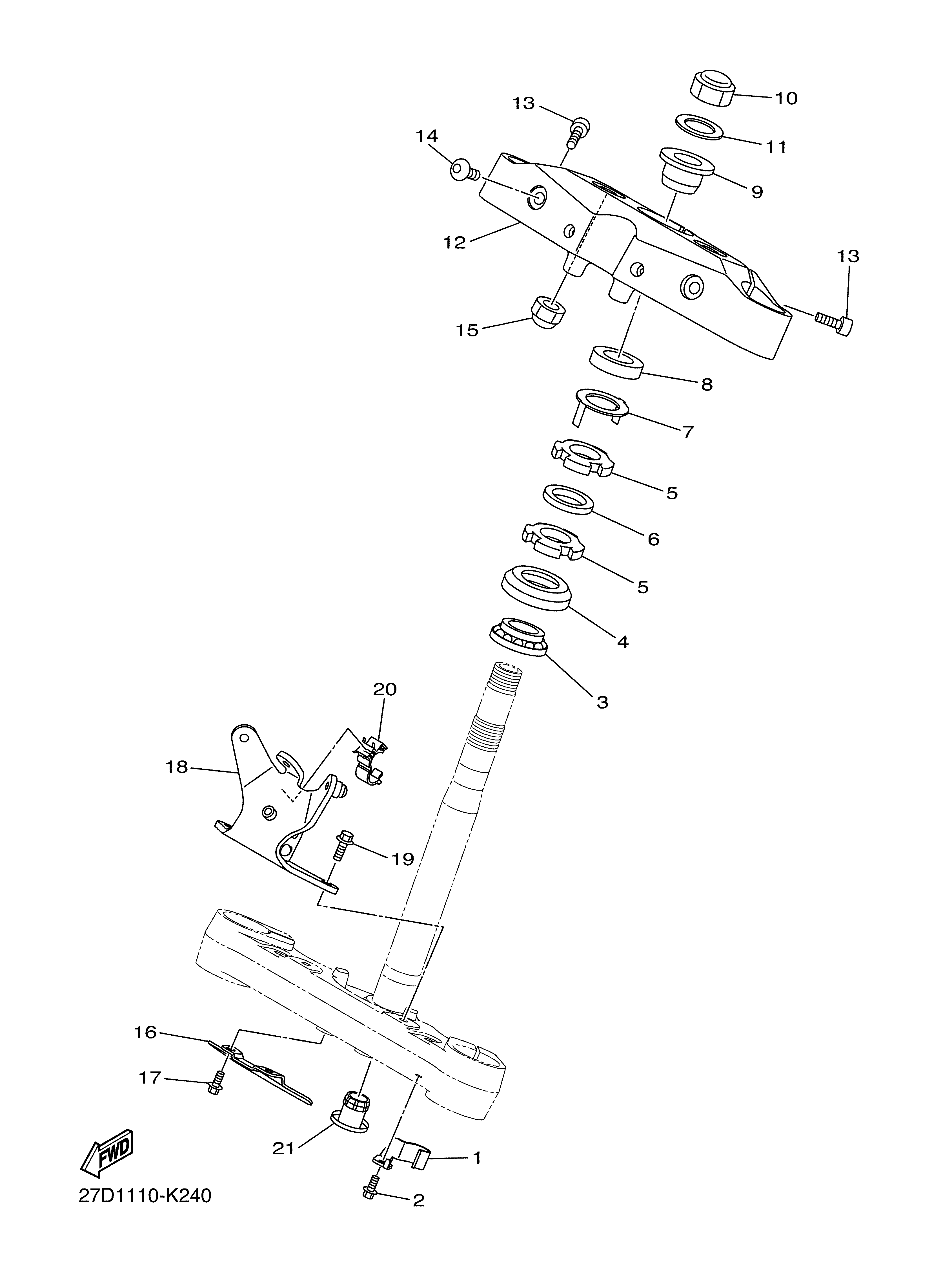 STEERING Diagram terurai