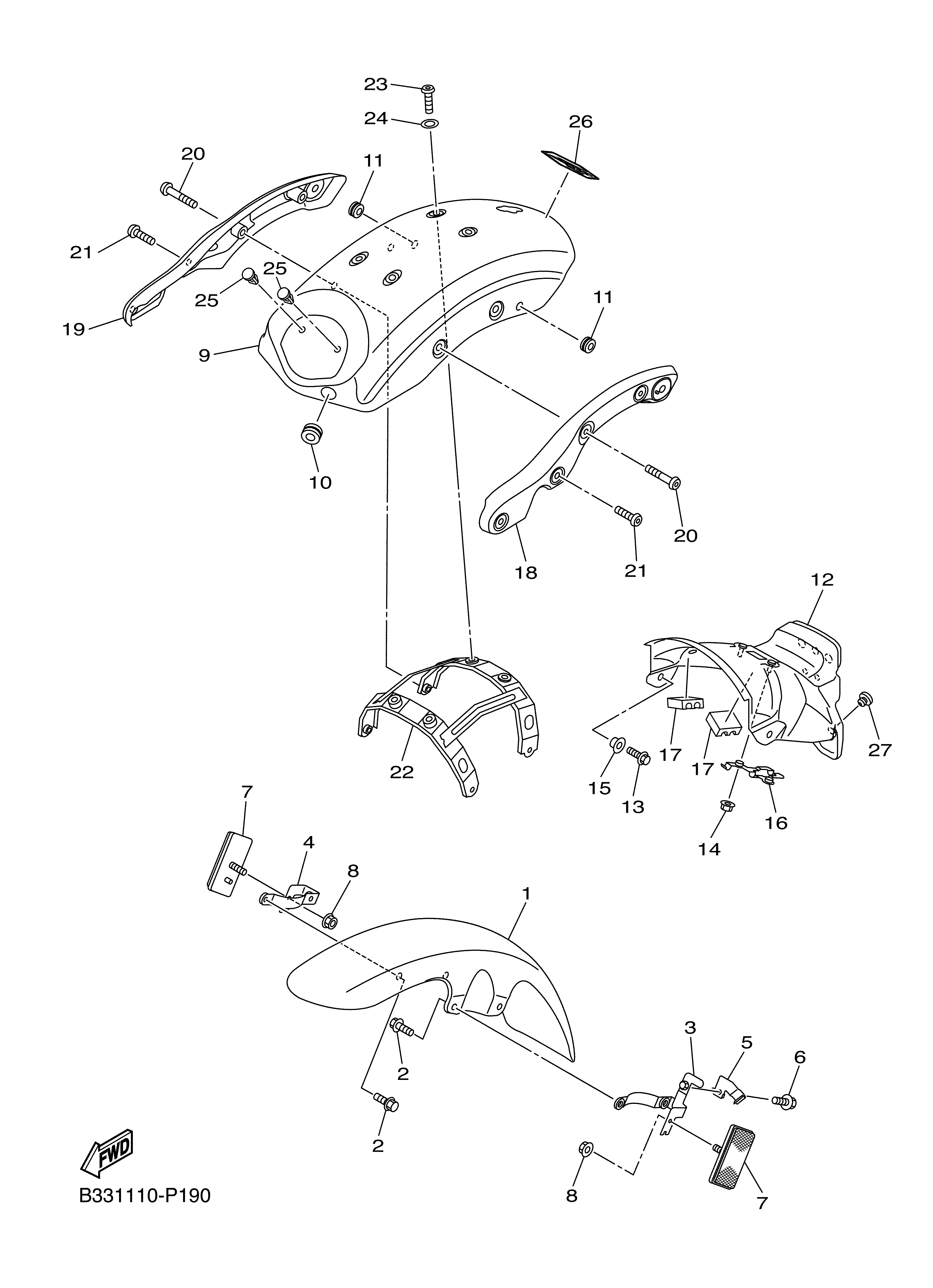 FENDER Diagram terurai
