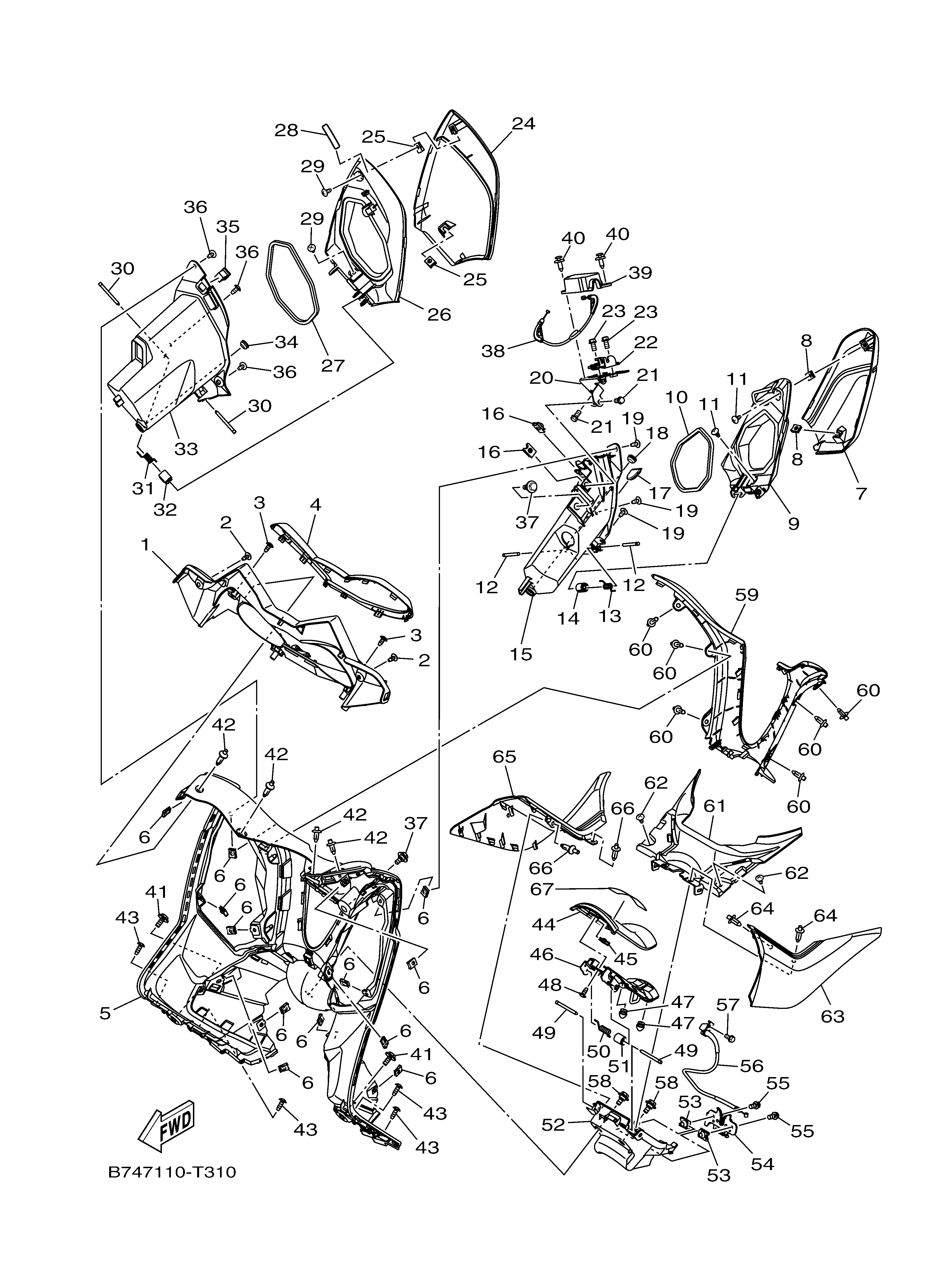 LEG SHIELD Despieces