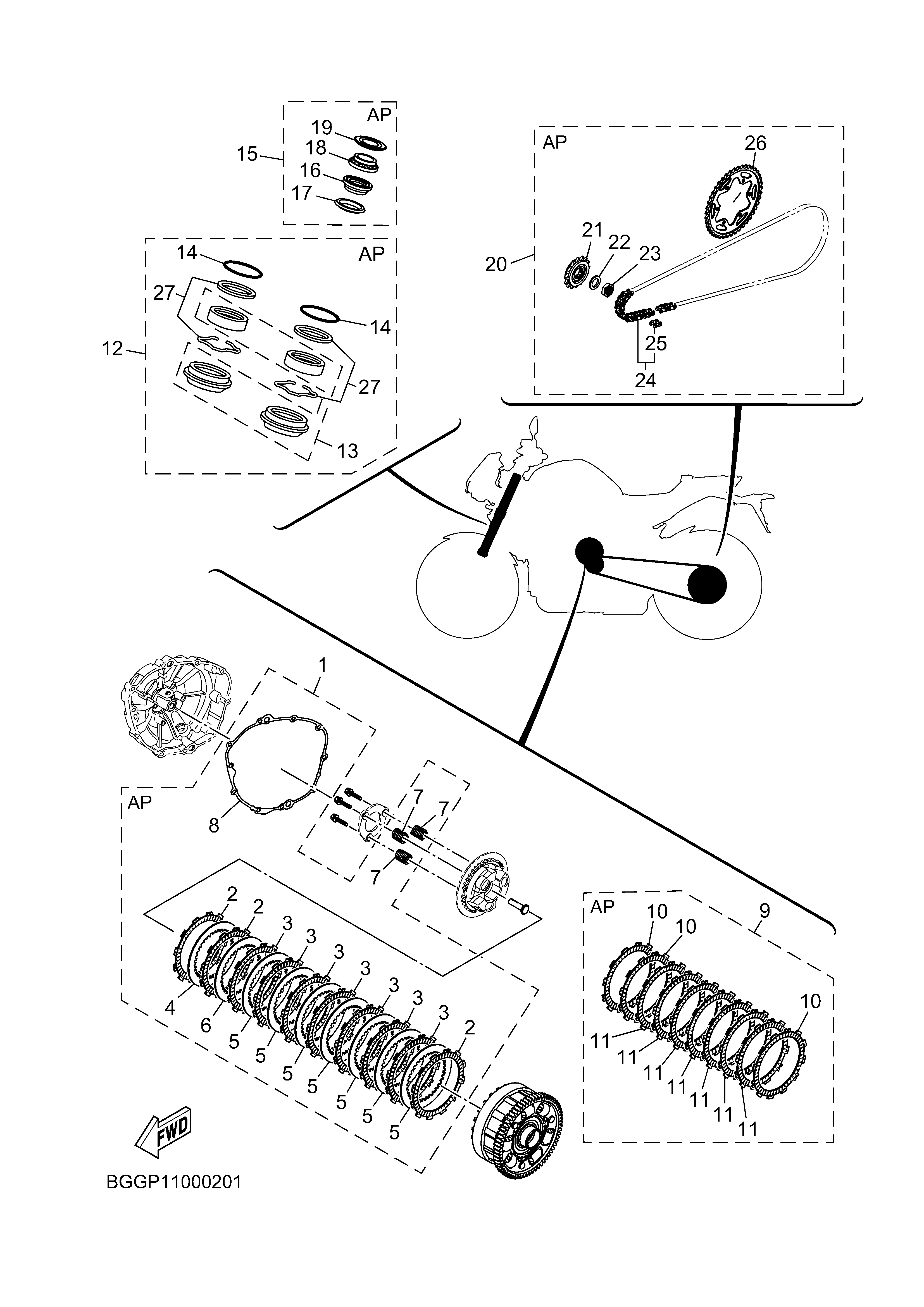 2 MAINTENANCE PARTS KIT 爆炸图