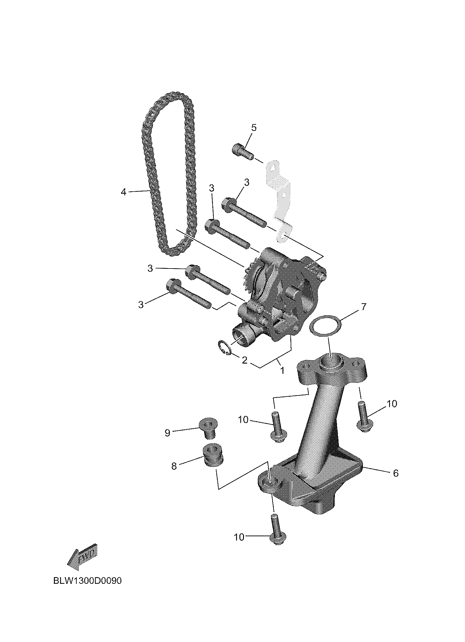 OIL PUMP Sơ đồ tách chi tiết