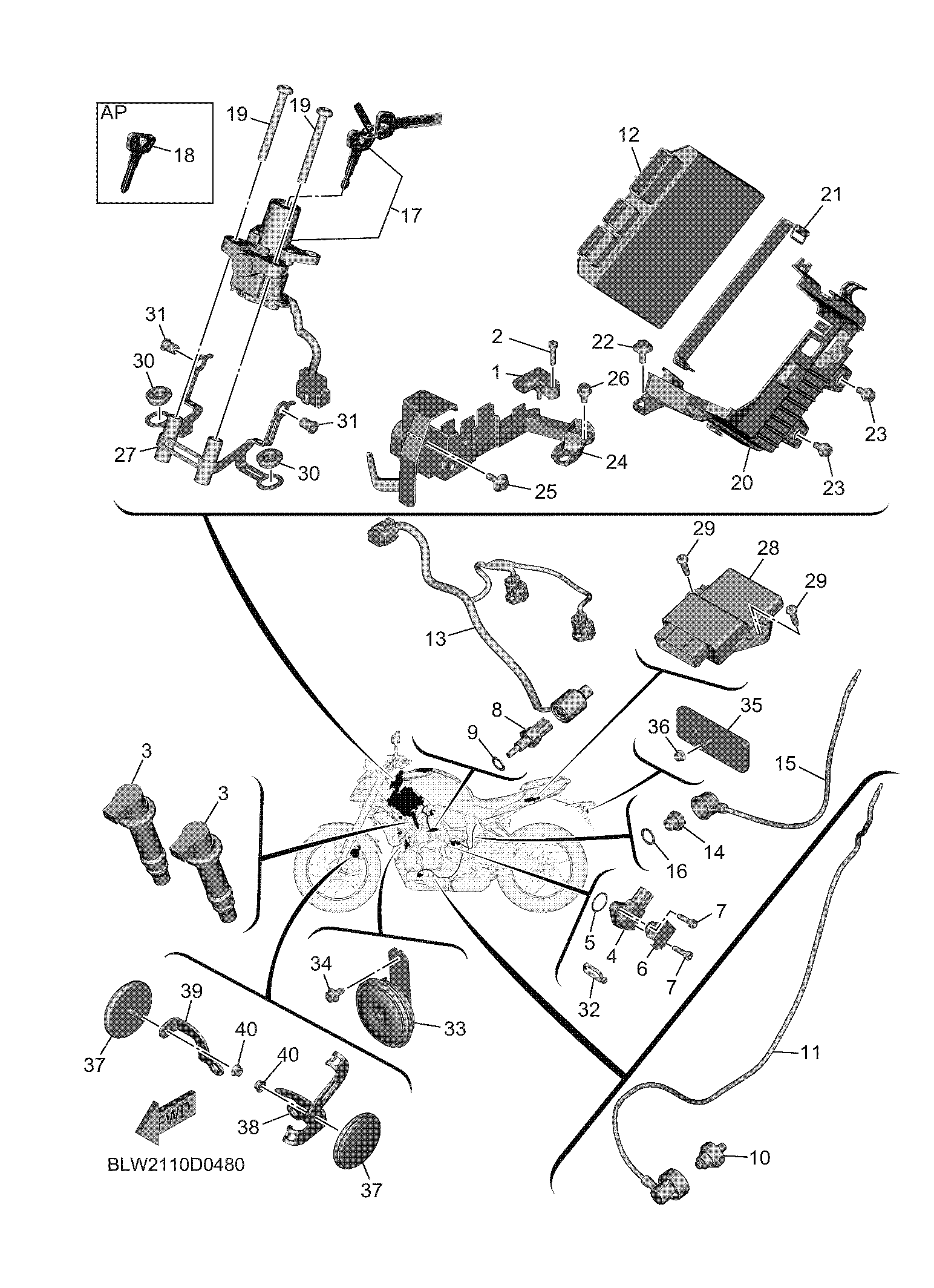 ELECTRICAL 2 Diagram terurai