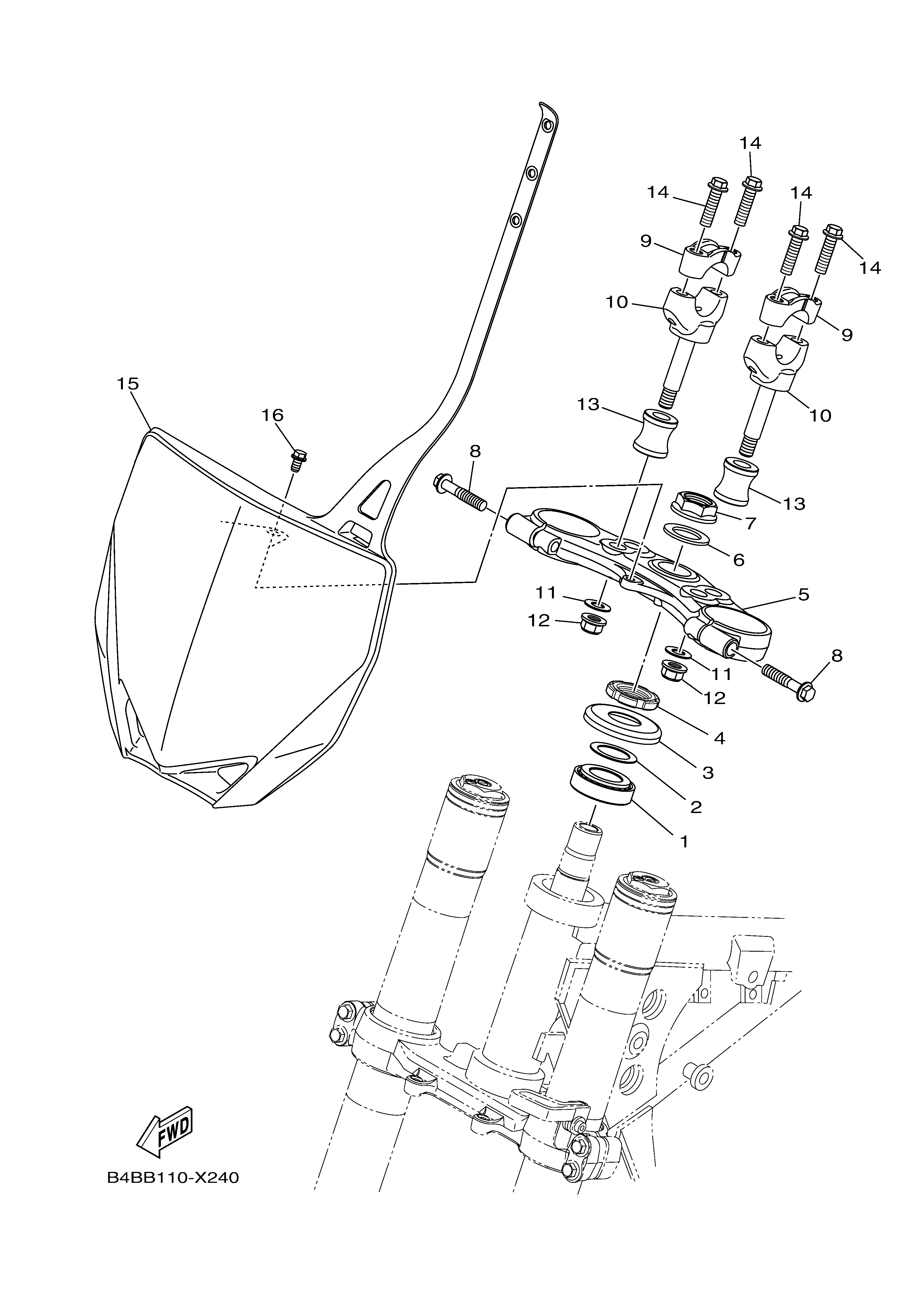 STEERING ภาพแยกชิ้นส่วน