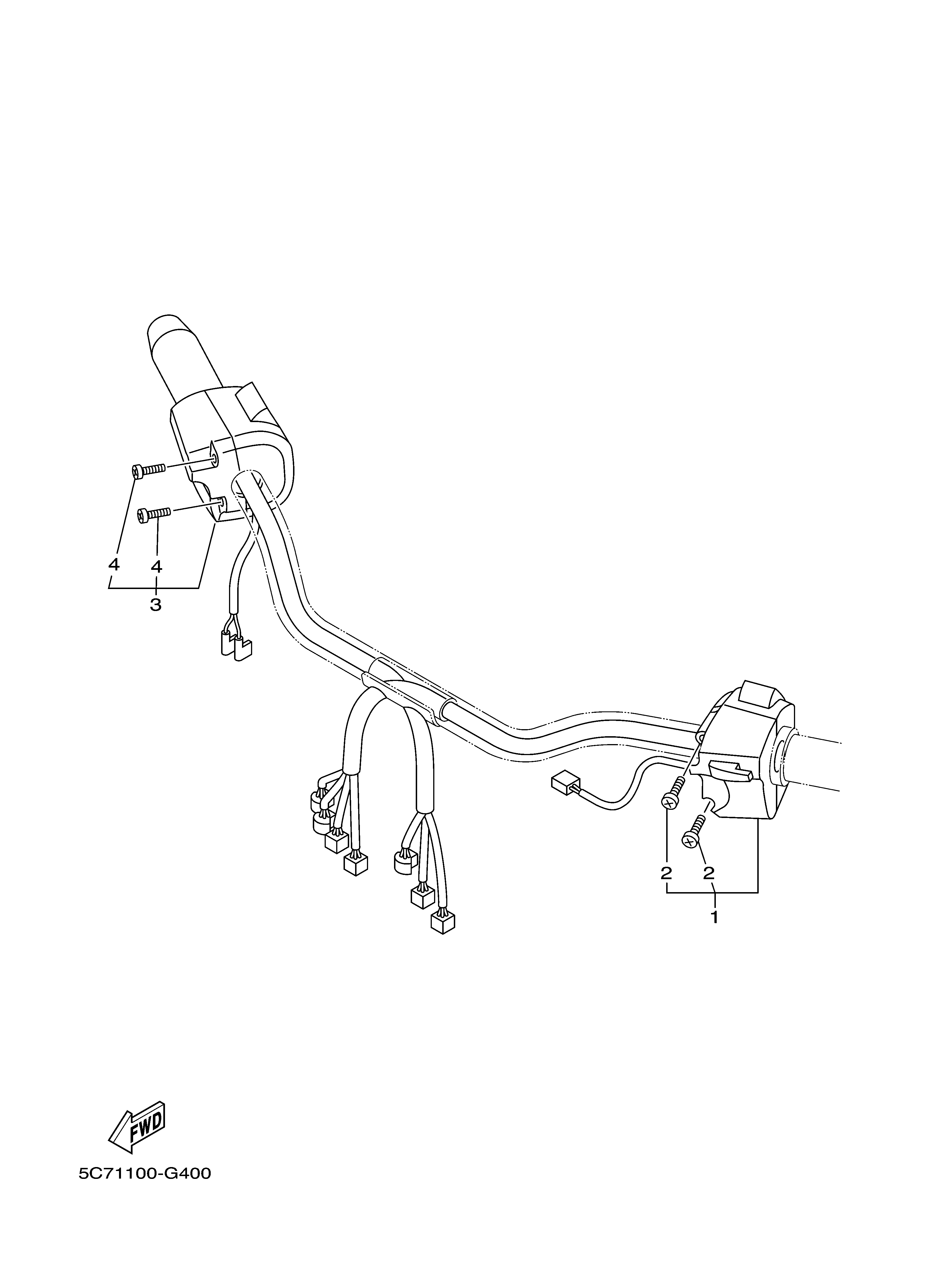 HANDLE SWITCH LEVER ภาพแยกชิ้นส่วน