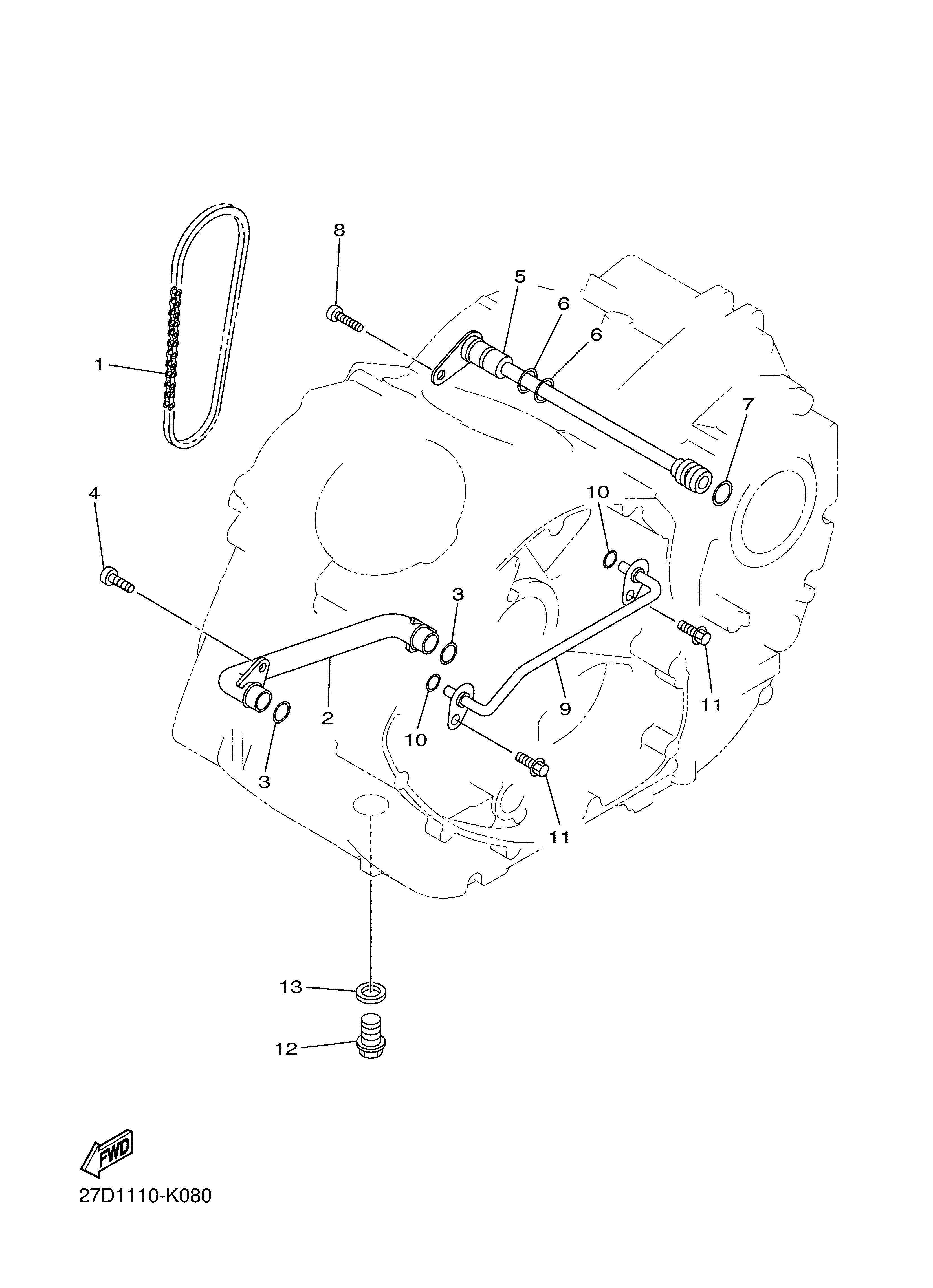OIL PUMP Diagram terurai