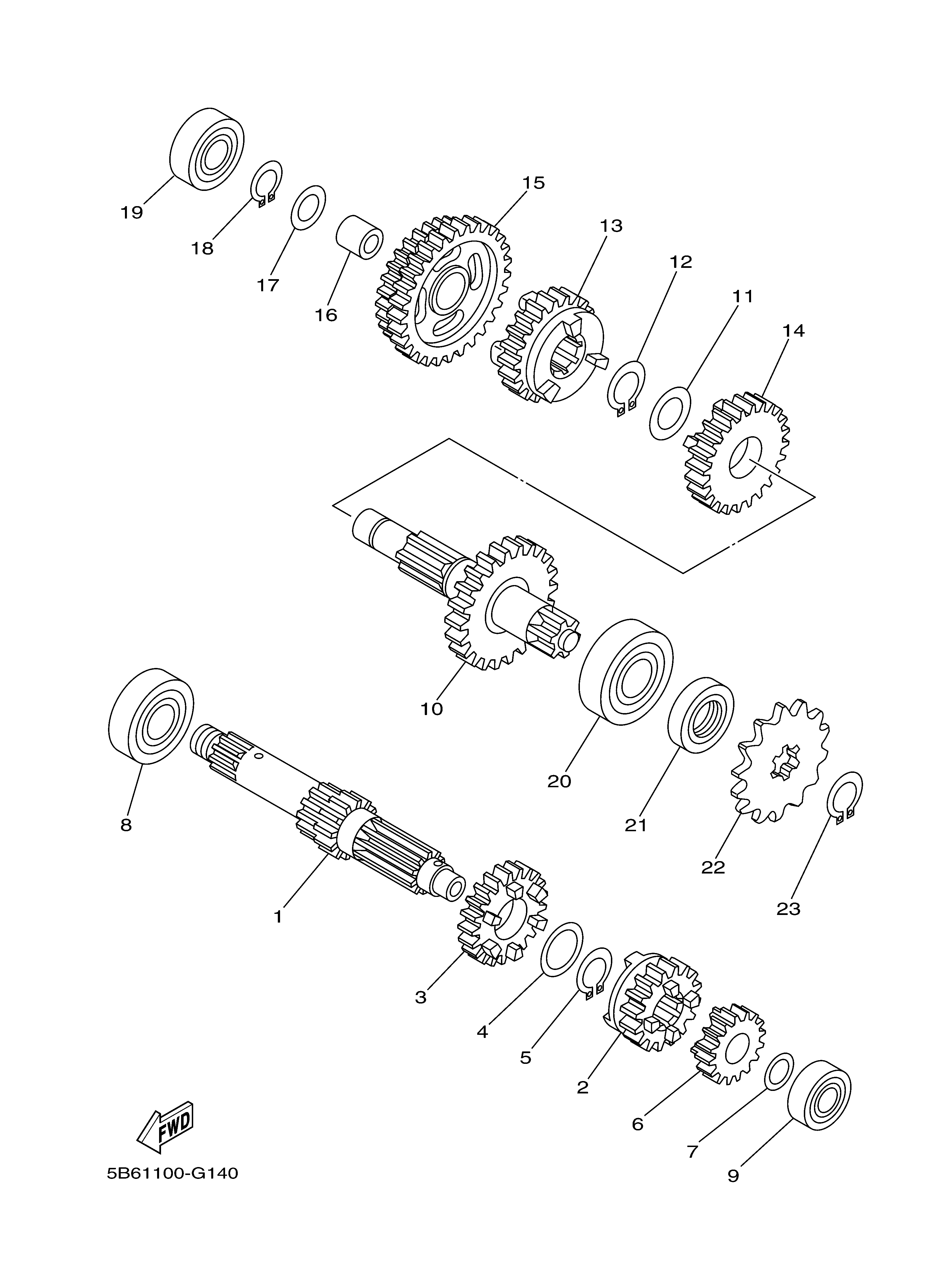 TRANSMISSION Diagram terurai