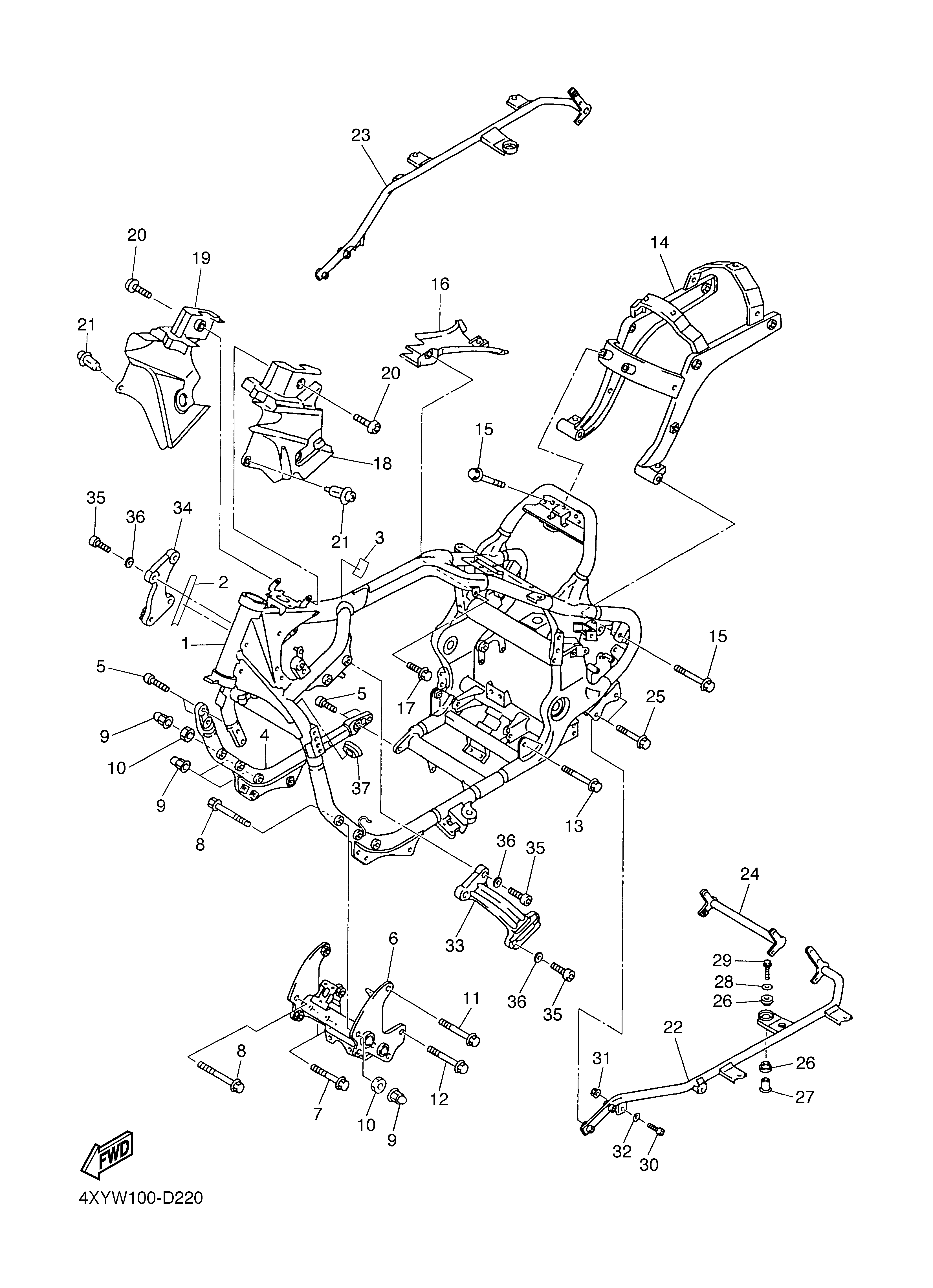 FRAME Diagram terurai