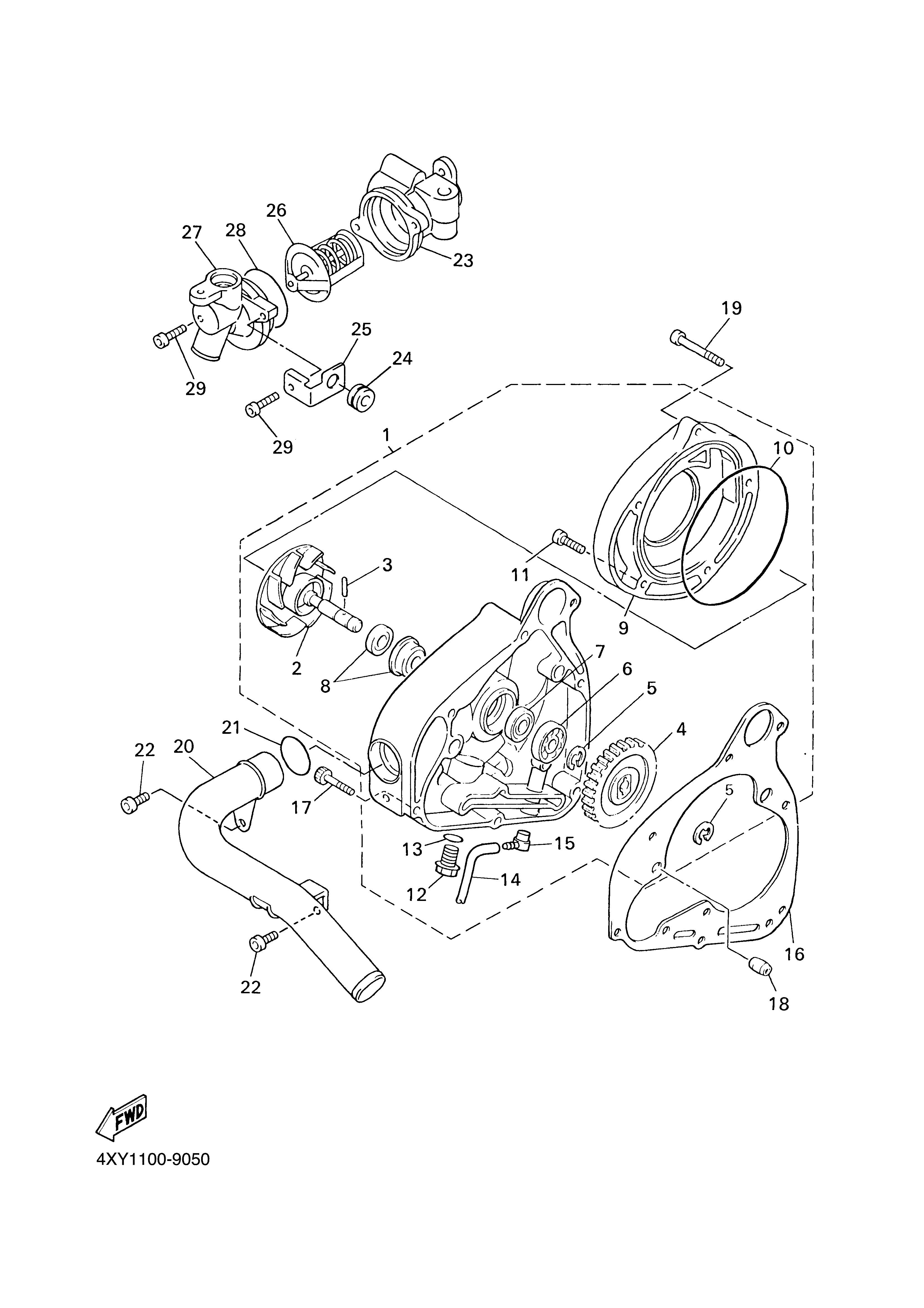 WATER PUMP Despieces