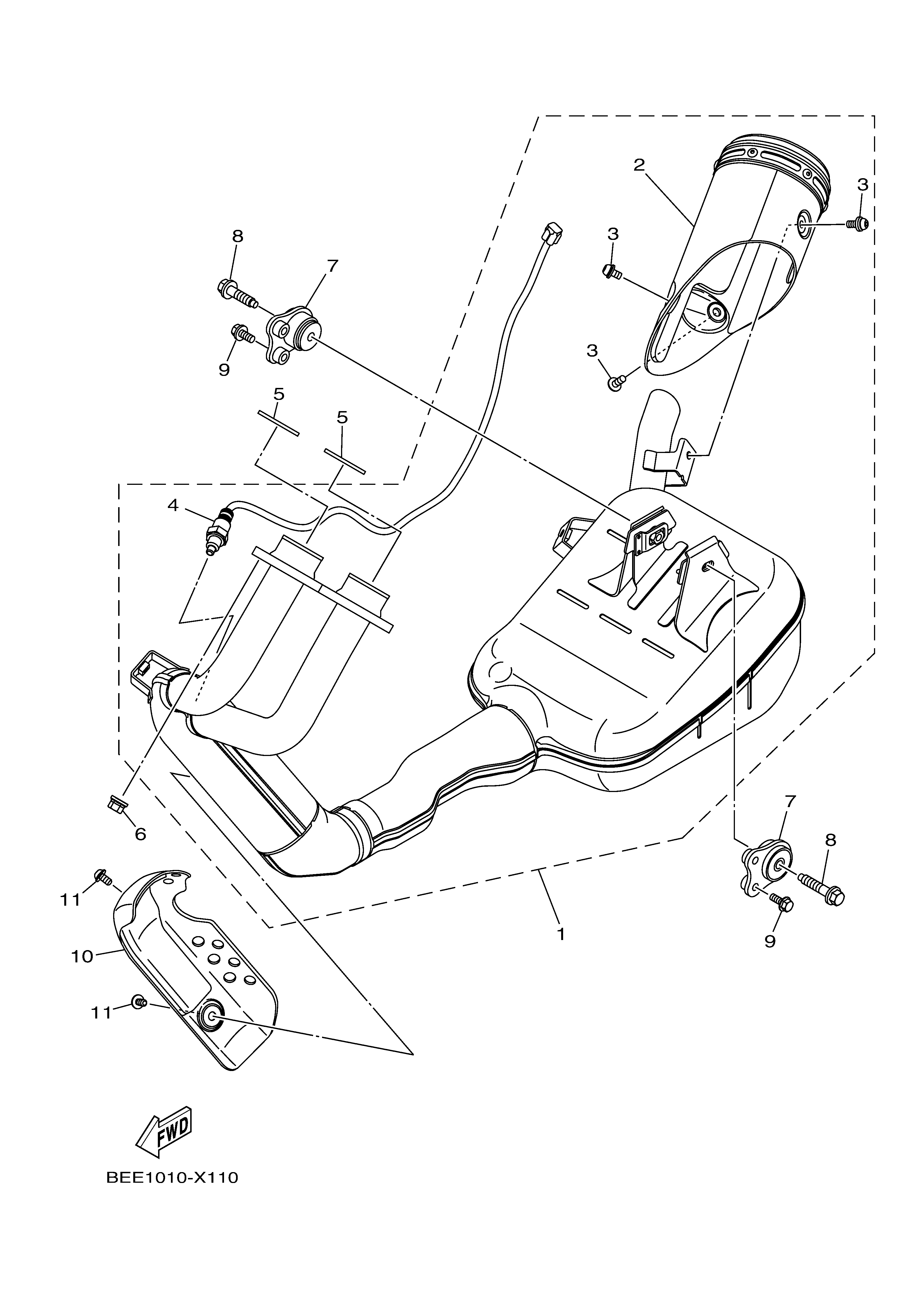 EXHAUST Despieces