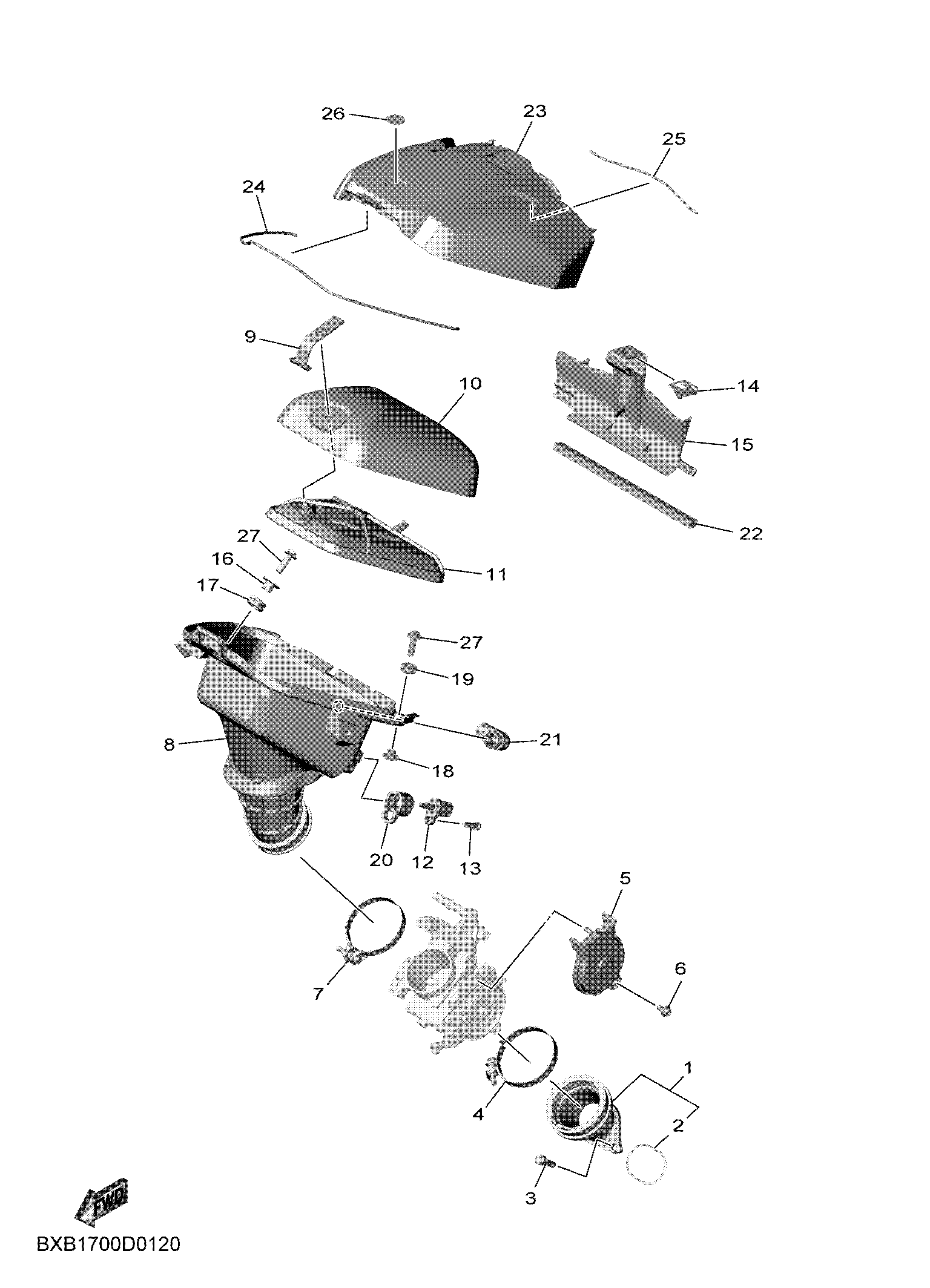 INTAKE Diagram terurai