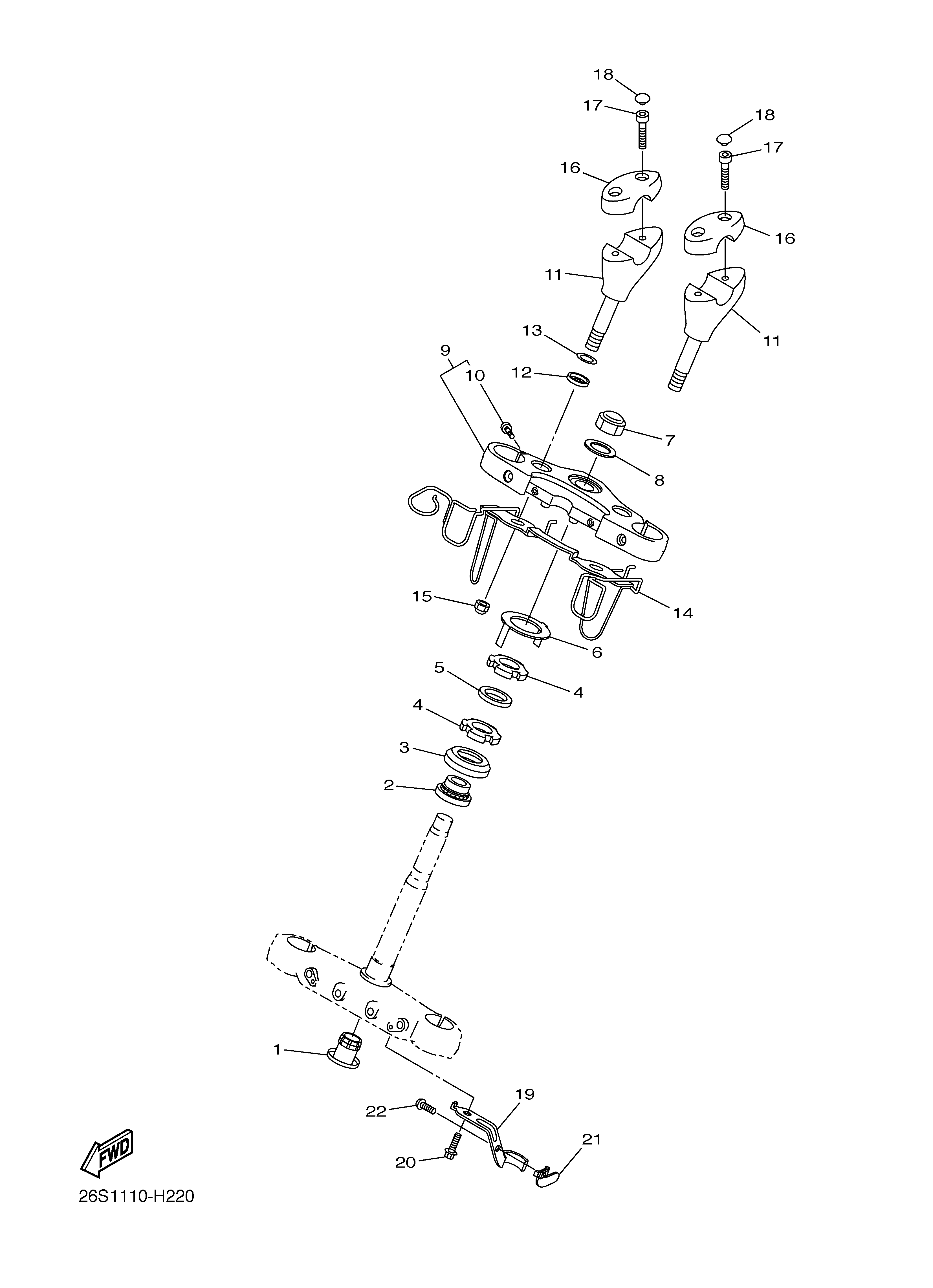 STEERING Exploded diagrams