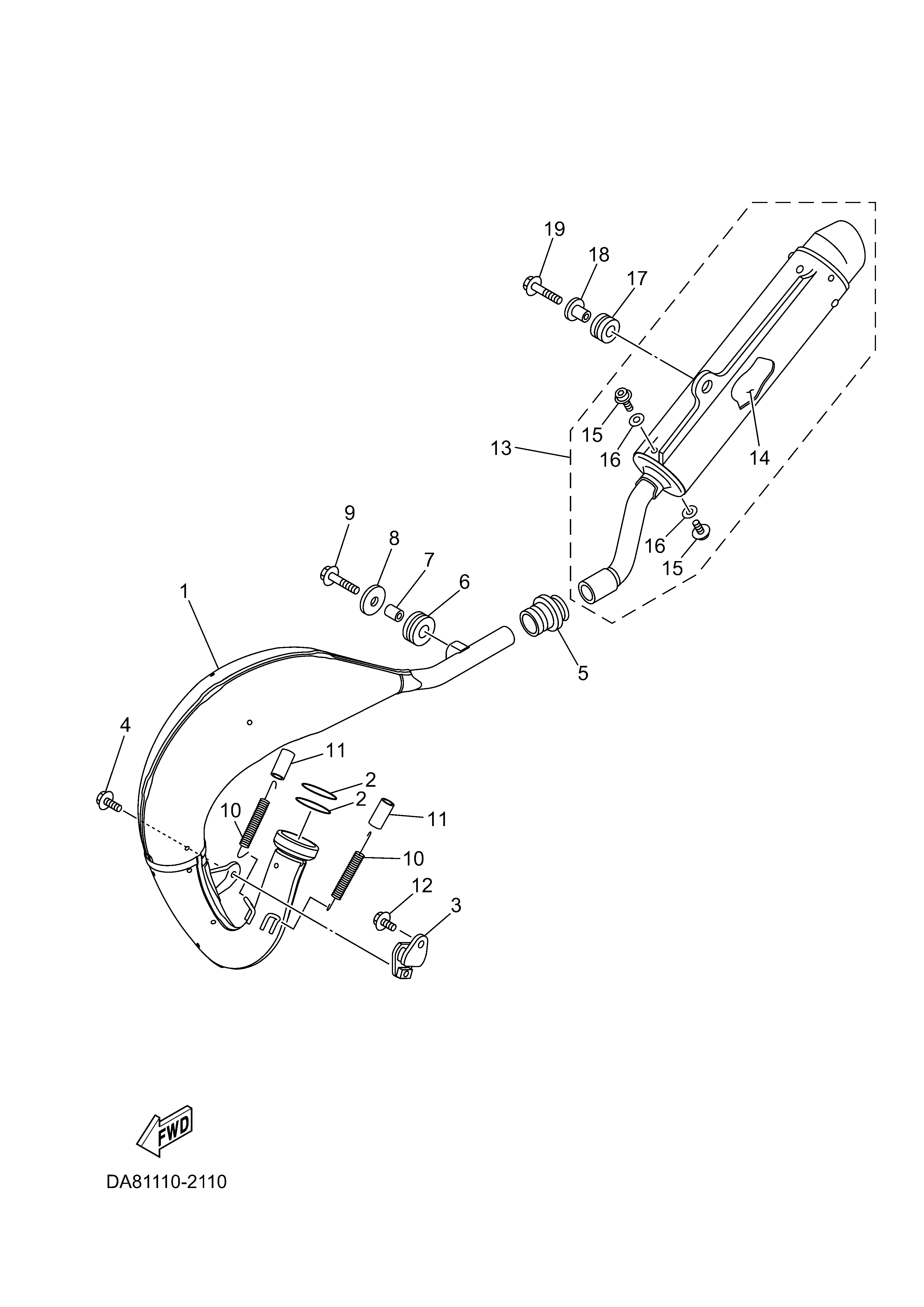 EXHAUST Despieces