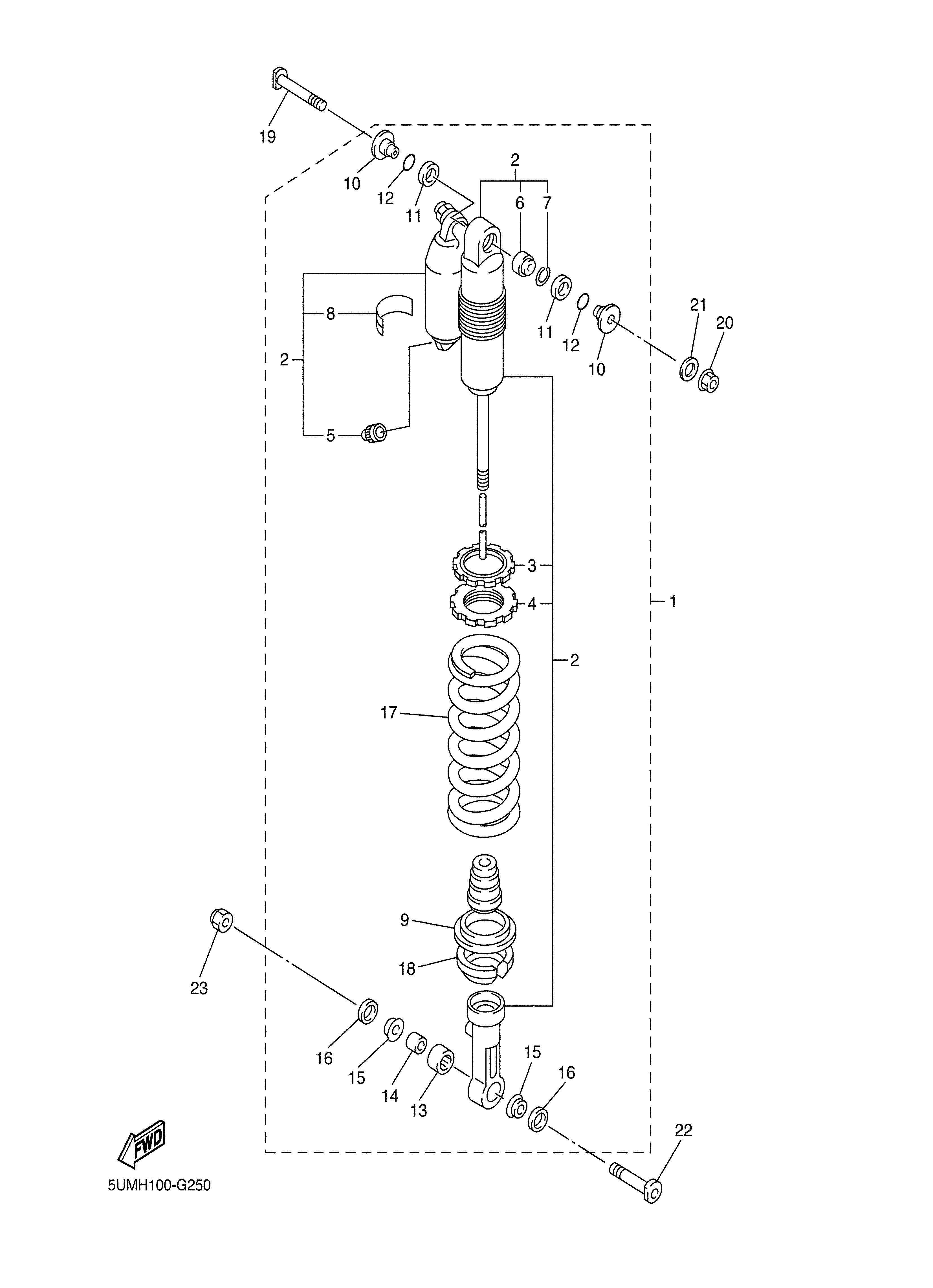 REAR SUSPENSION ภาพแยกชิ้นส่วน