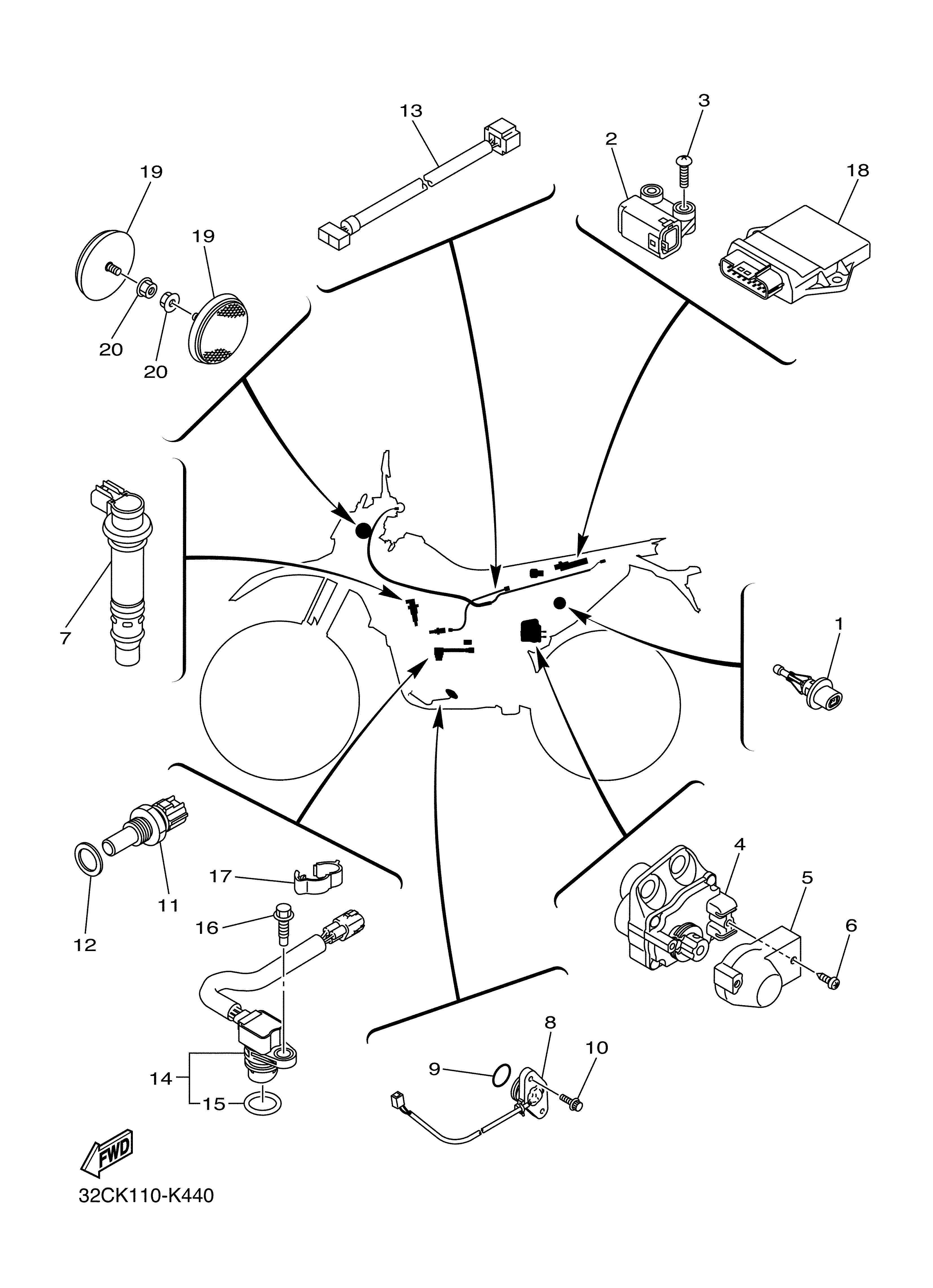 ELECTRICAL 1 Sơ đồ tách chi tiết