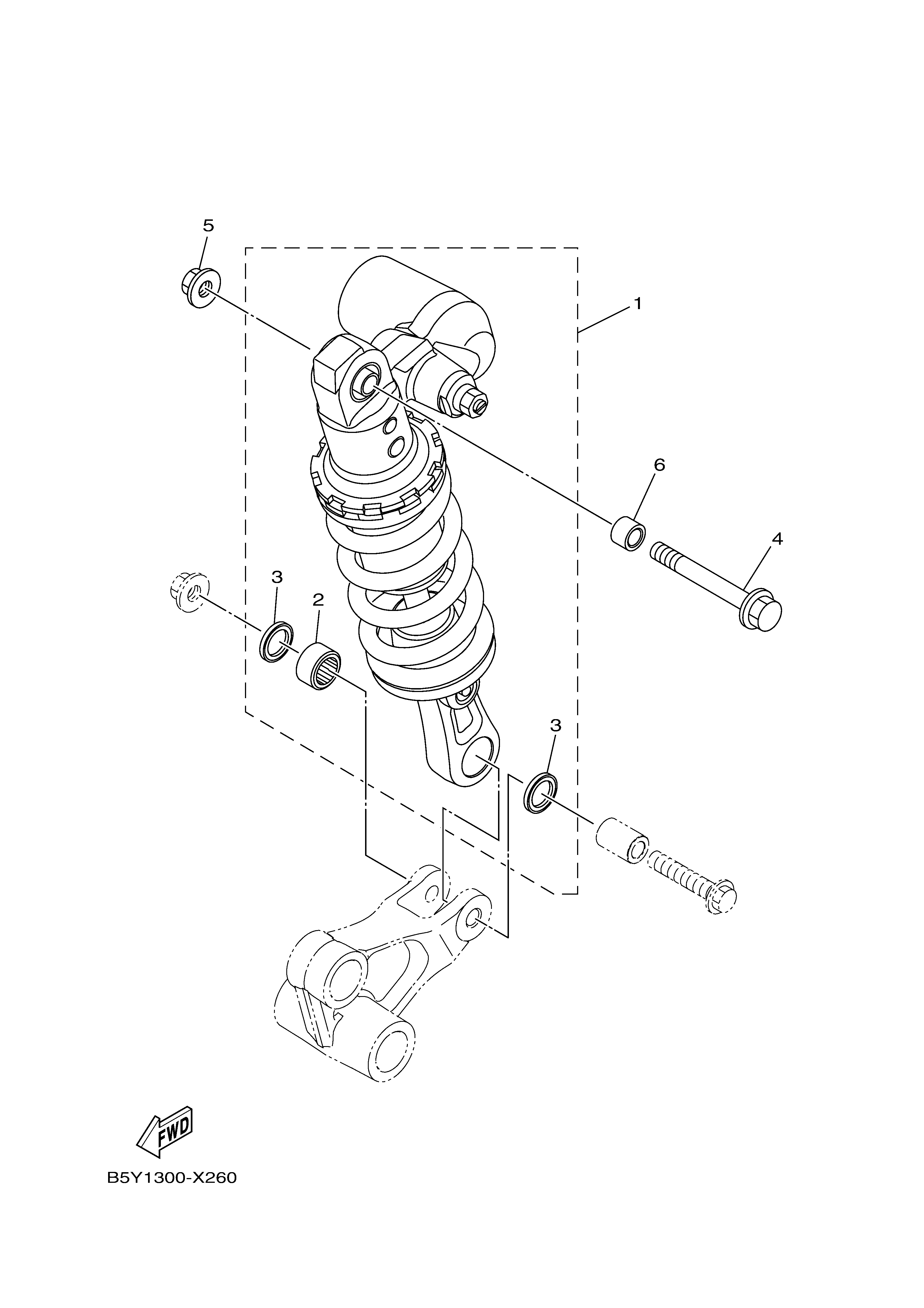 REAR SUSPENSION Sơ đồ tách chi tiết