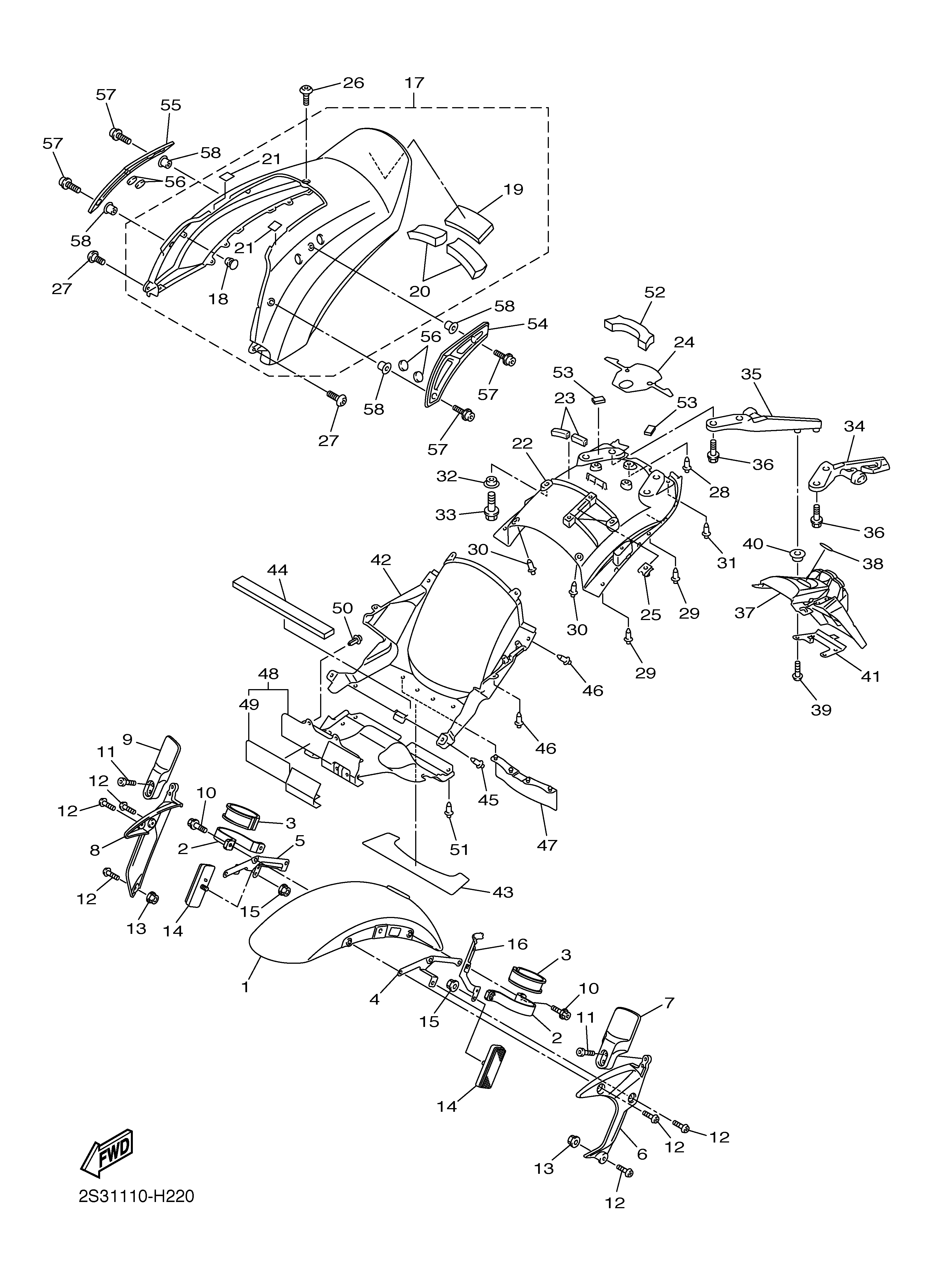 FENDER Exploded diagrams