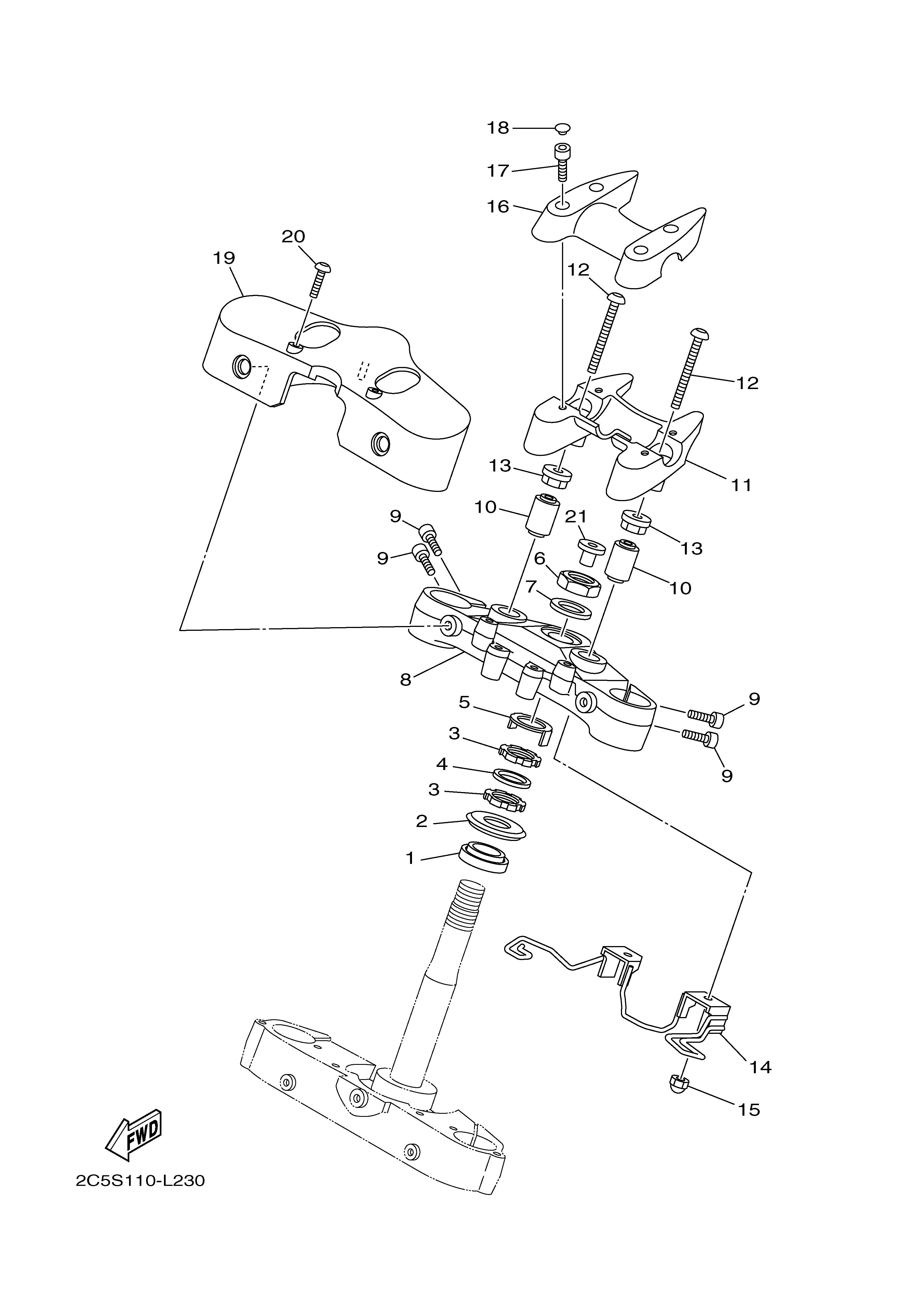 STEERING Diagram terurai