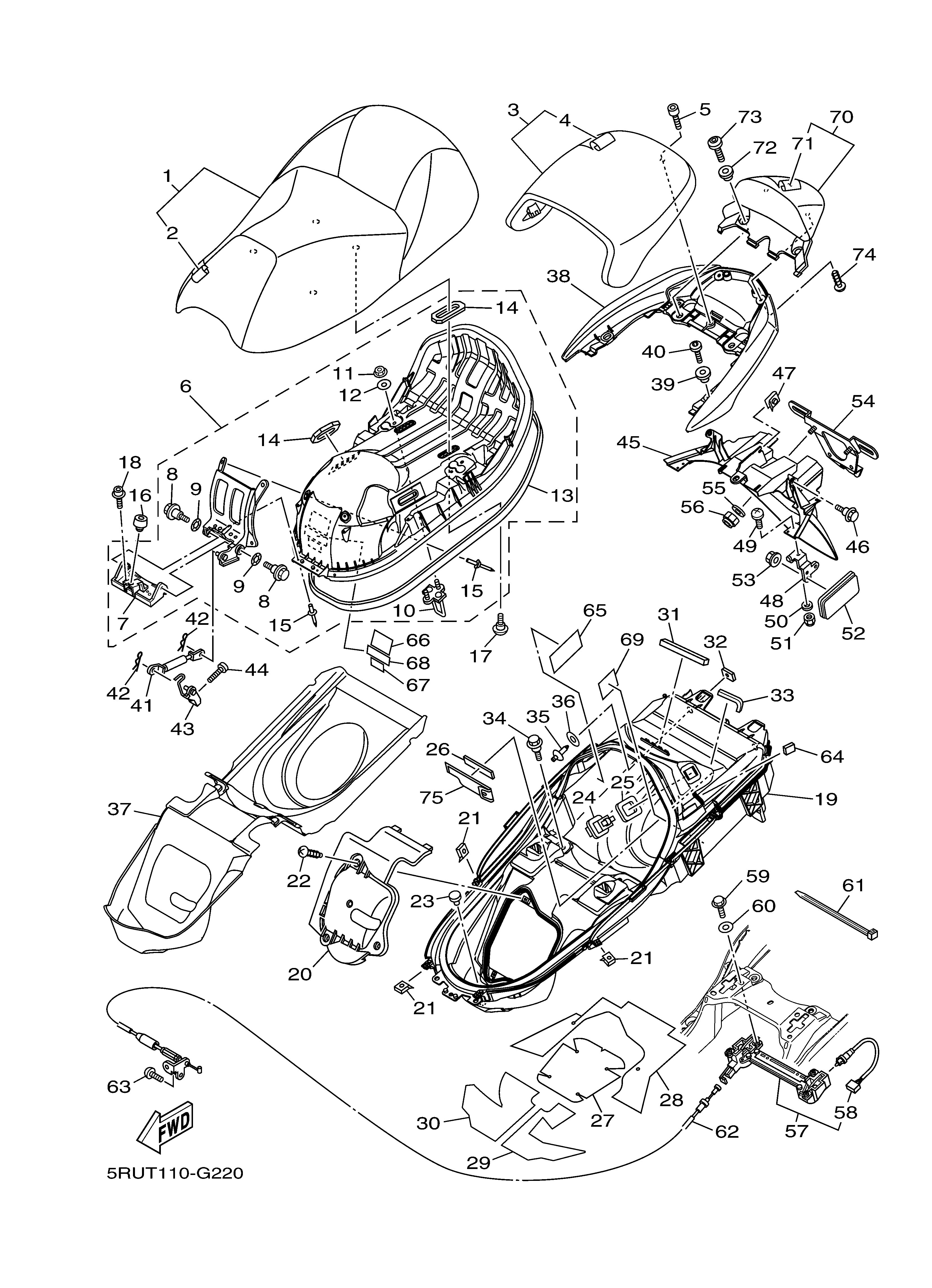 SEAT Vistas explodidas