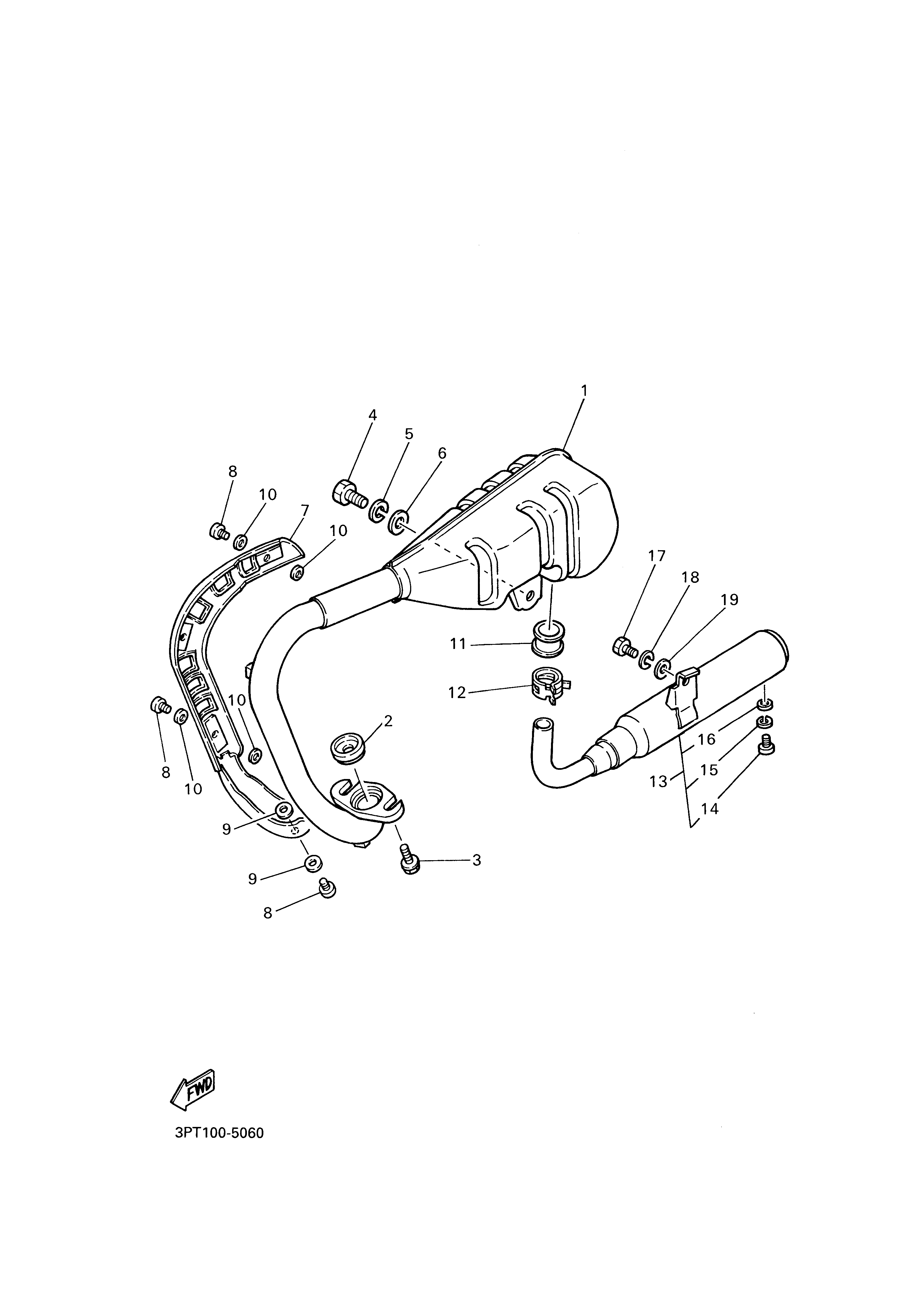 EXHAUST Diagram terurai