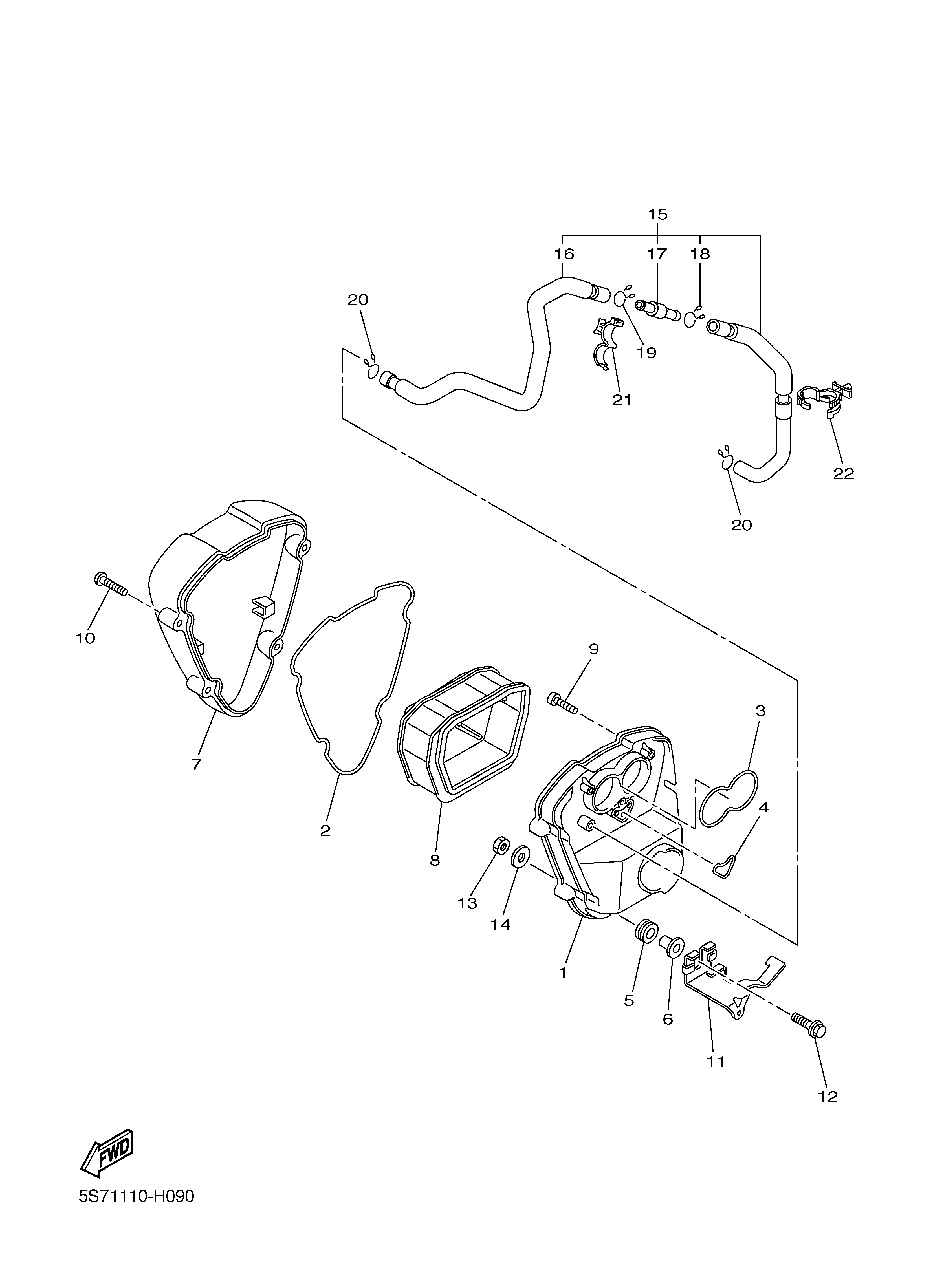 INTAKE 2 Diagram terurai
