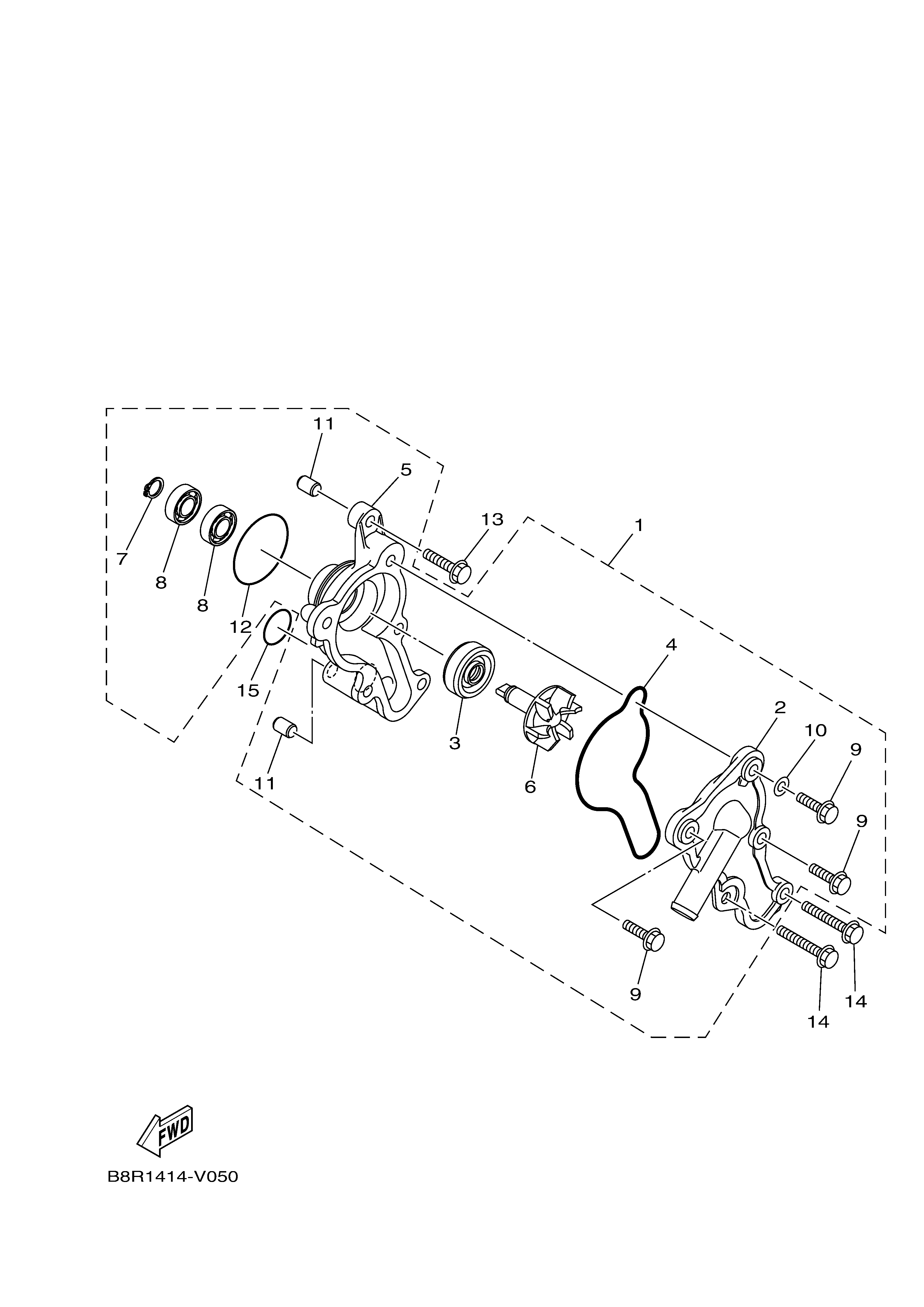 WATER PUMP Despieces