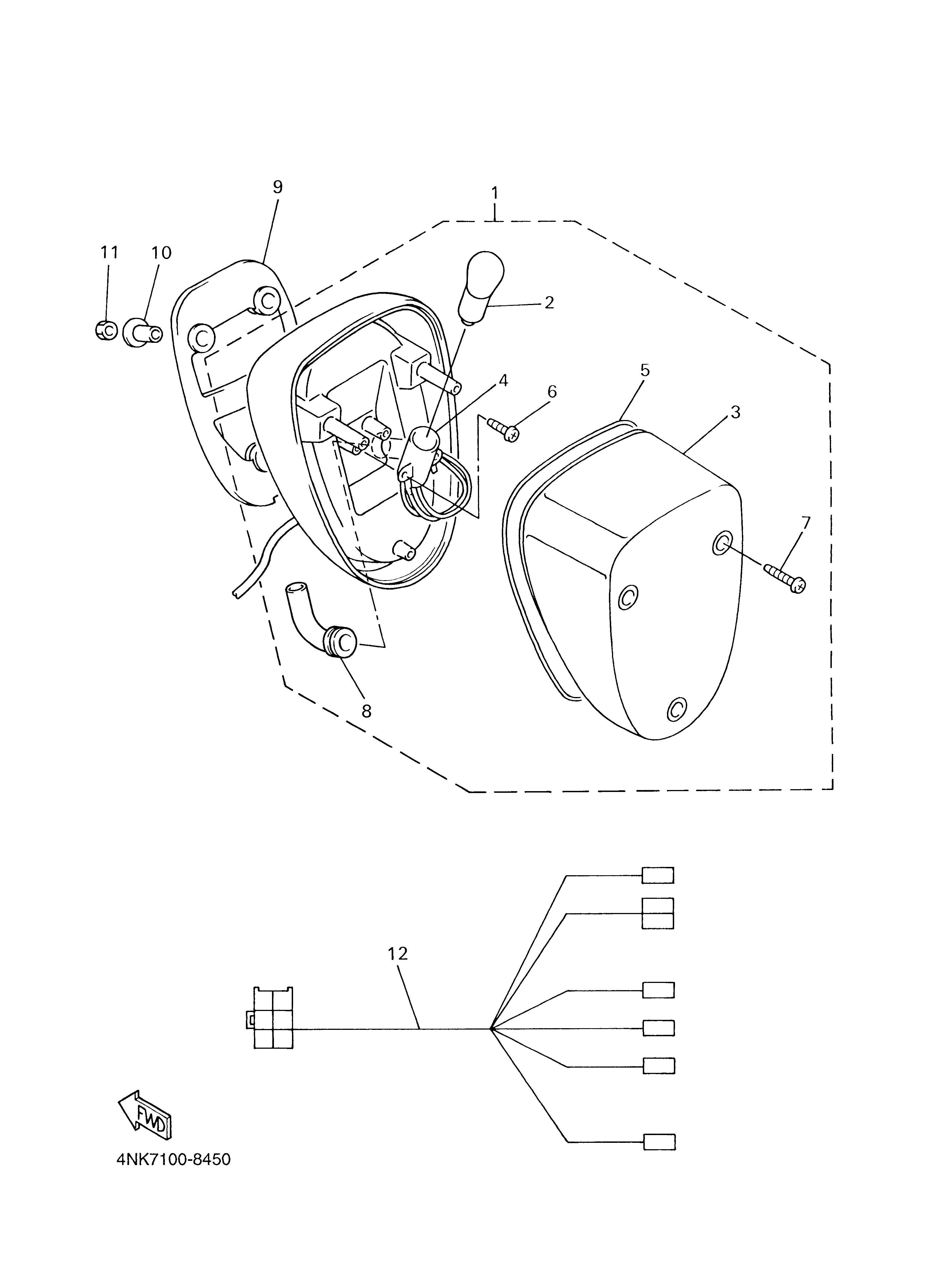 TAILLIGHT Exploded diagrams