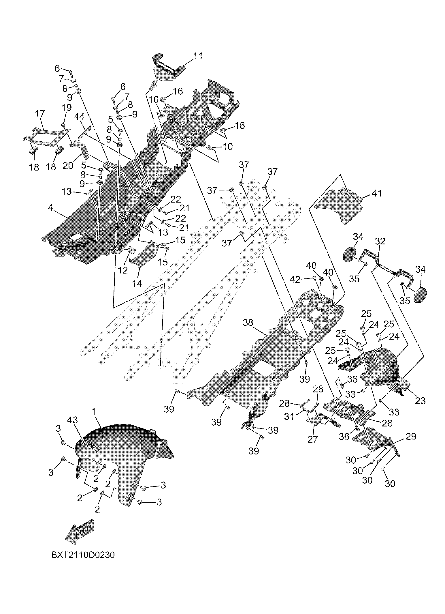 FENDER Exploded diagrams