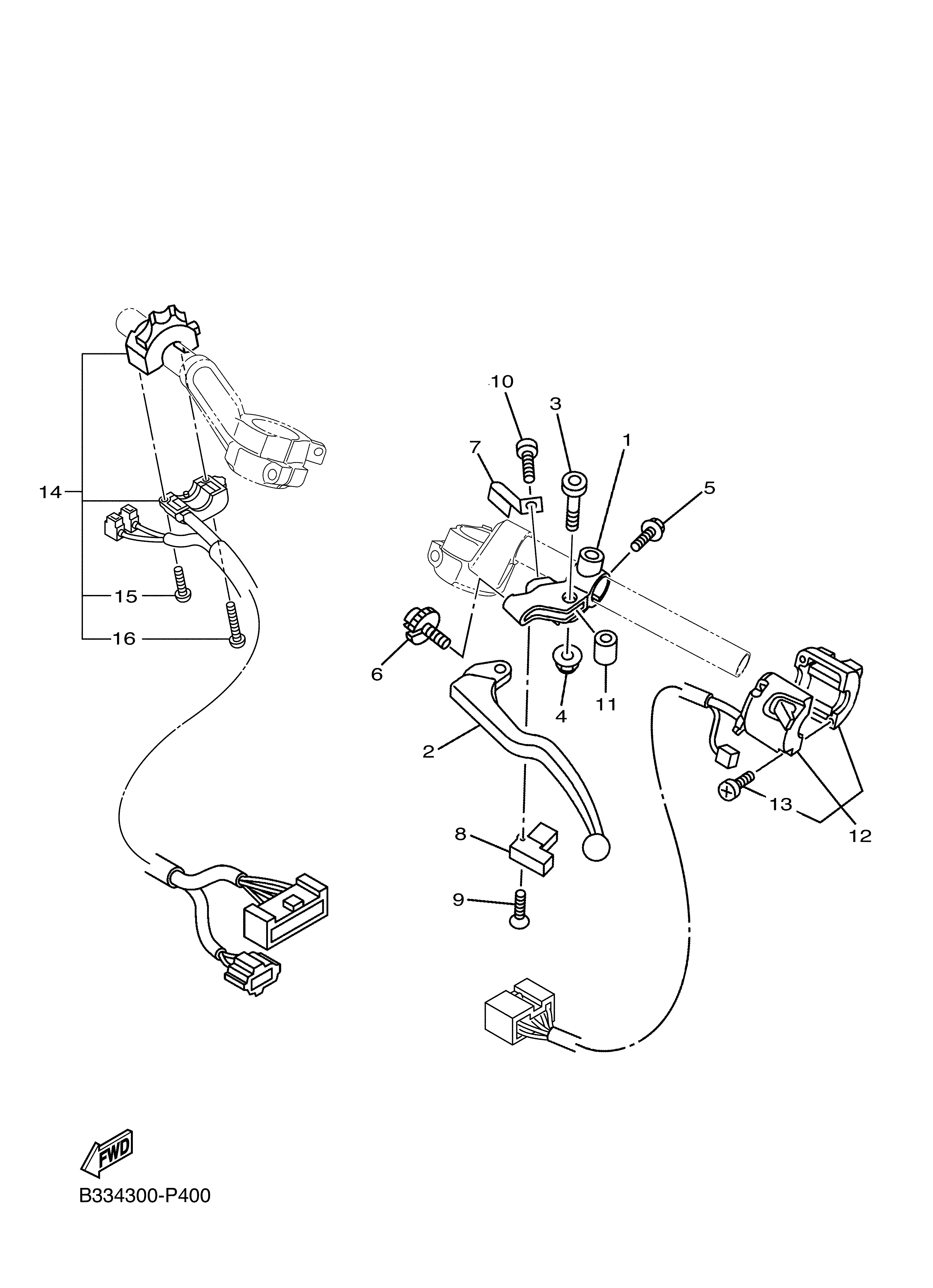 HANDLE SWITCH LEVER Vistas explodidas